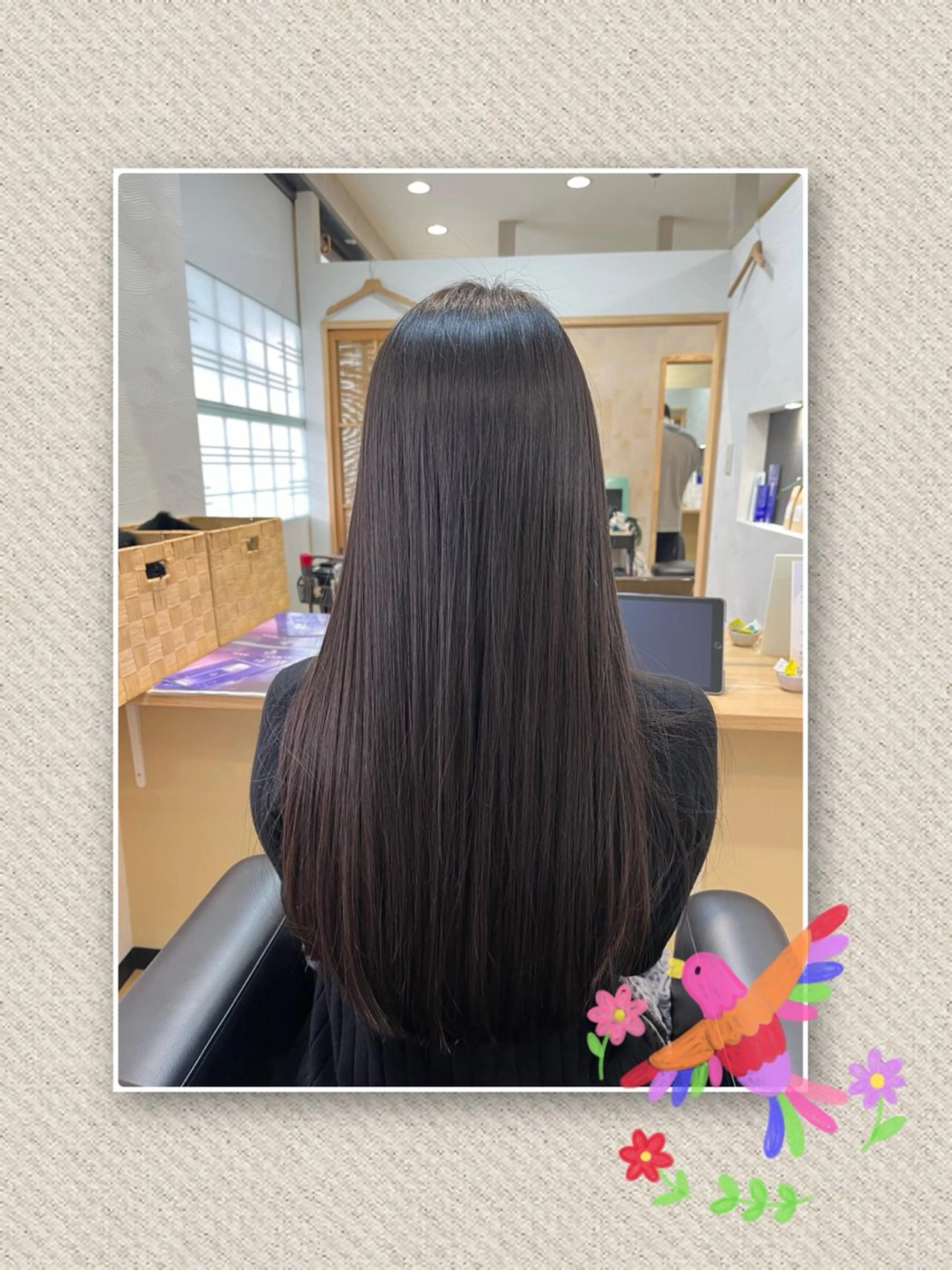 髪質改善トリートメント＋縮毛矯正(カットなし)の写真