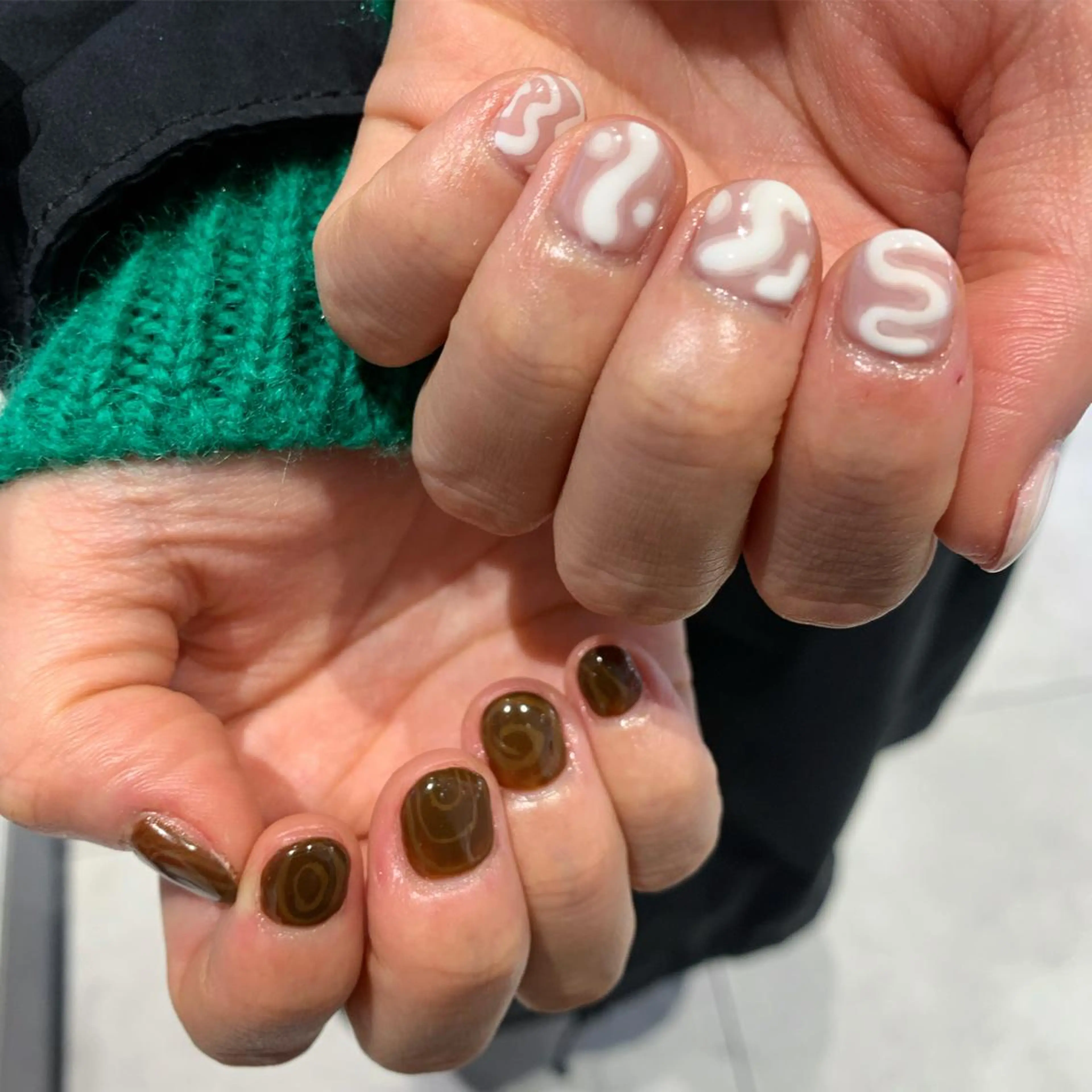 ネイル ジェルネイル パラジェル ハンドネイル Kureha/ネイル トレンドヘアのヘアスタイル