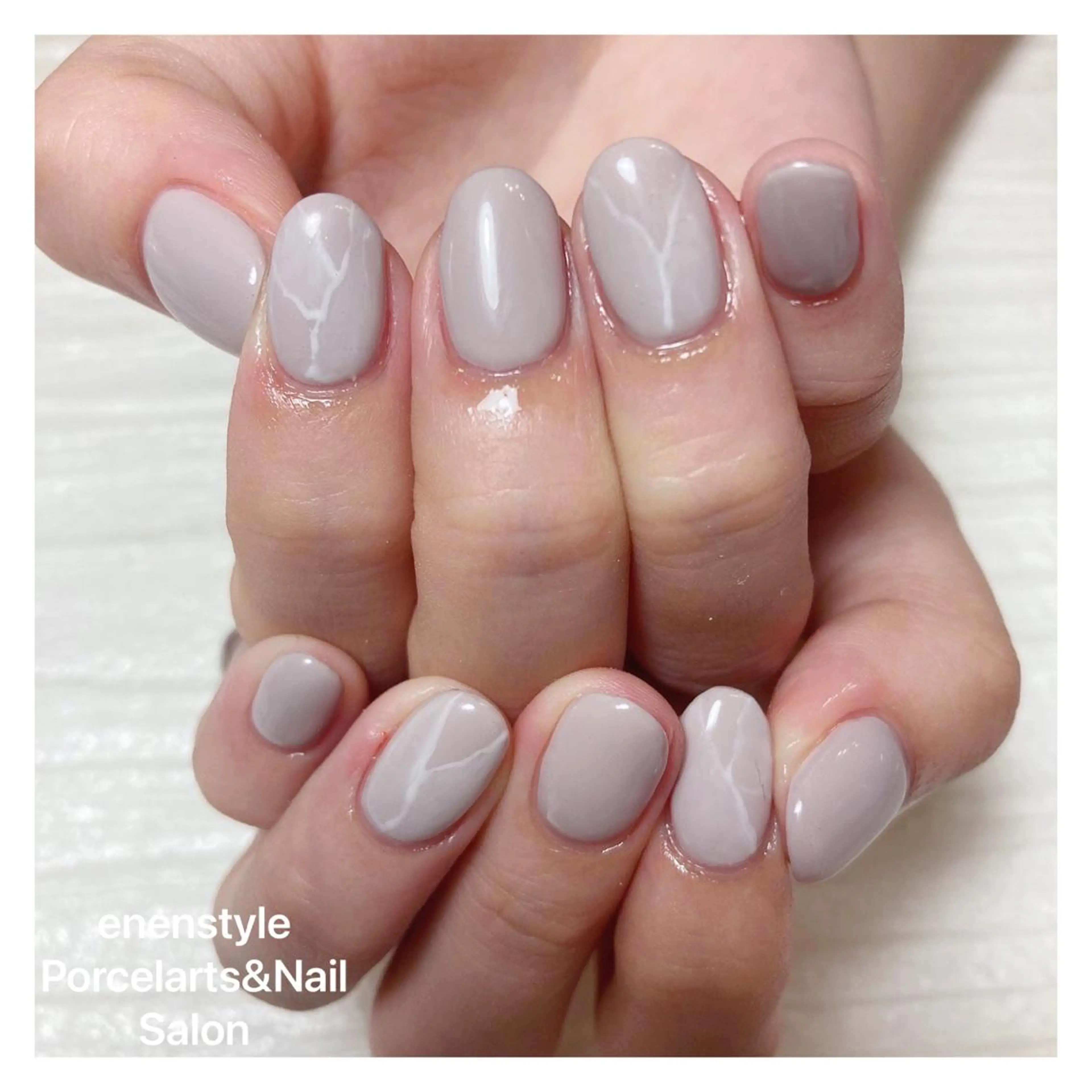 ショート ネイル ハンドネイル 👑enen style👑のネイルデザイン