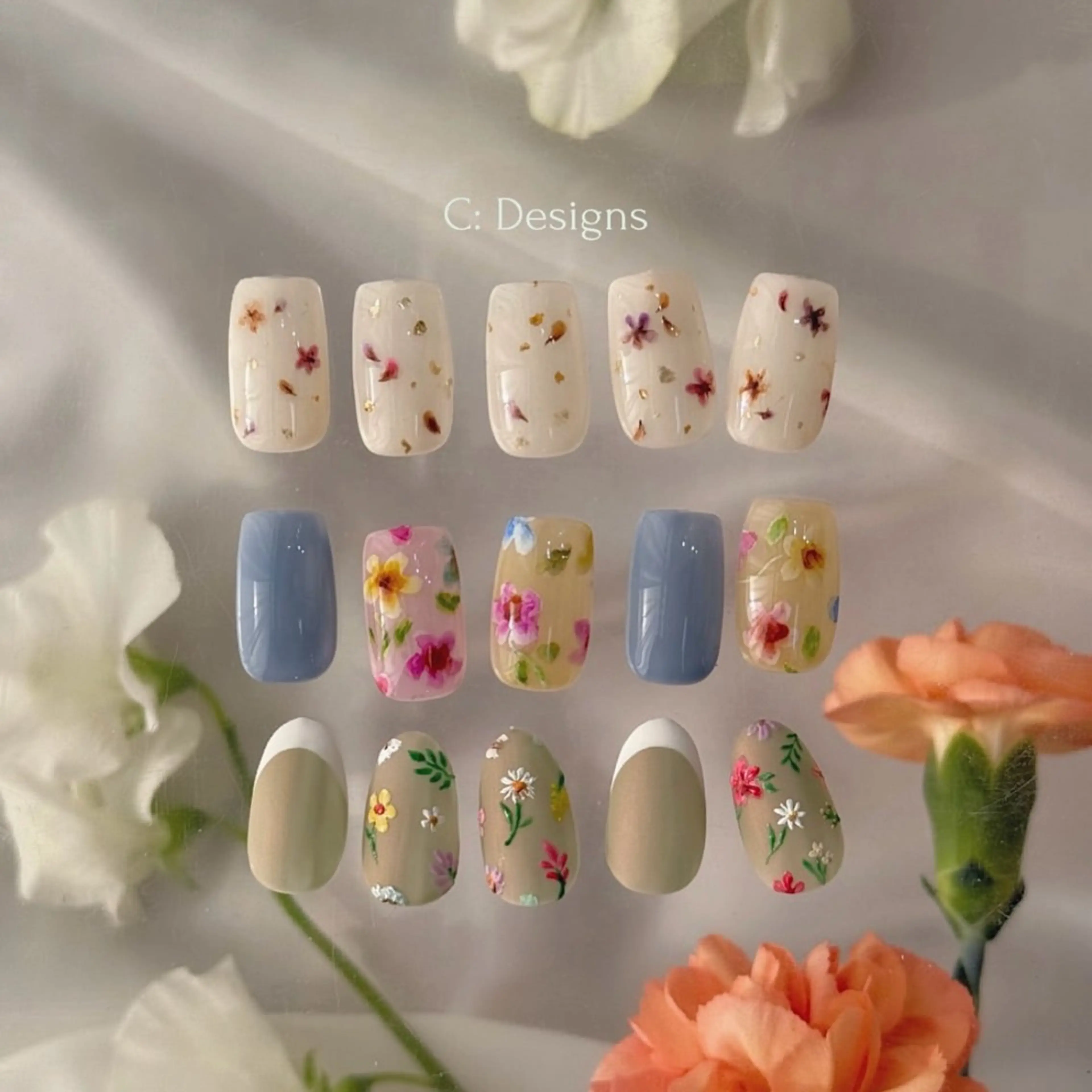 ネイル 春ネイル Momoka ネイリスト福岡/薬院のネイルデザイン