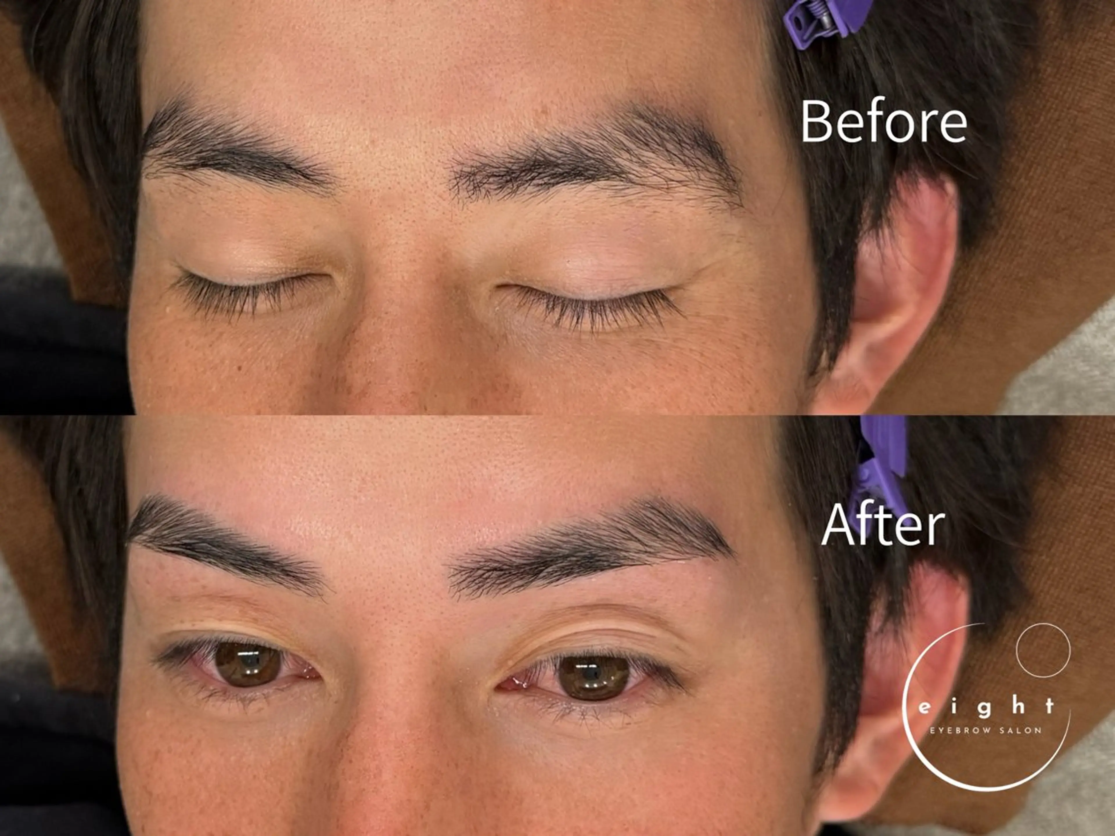 メンズ アイブロウ ワックス脱毛 その他(アイブロウ) 眉毛専門サロンeight（エイト）大阪心斎橋所属・メンズ眉/顔ワックス ☀️しおり🌙の眉毛・アイブロウイメージ