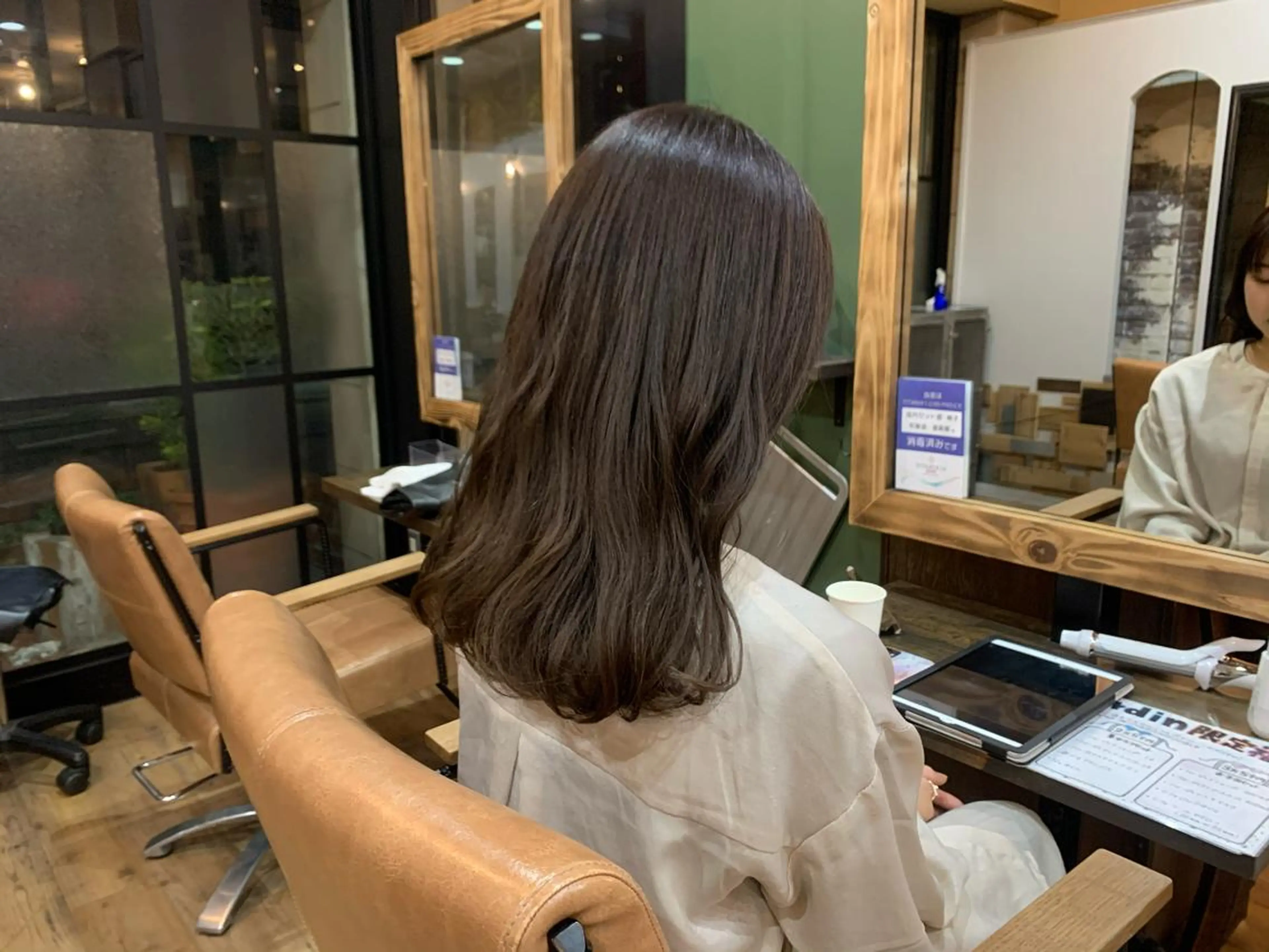 ミディアム カラー ヘアアレンジ カット SHIAN橋本店 おぐちまほのヘアスタイル