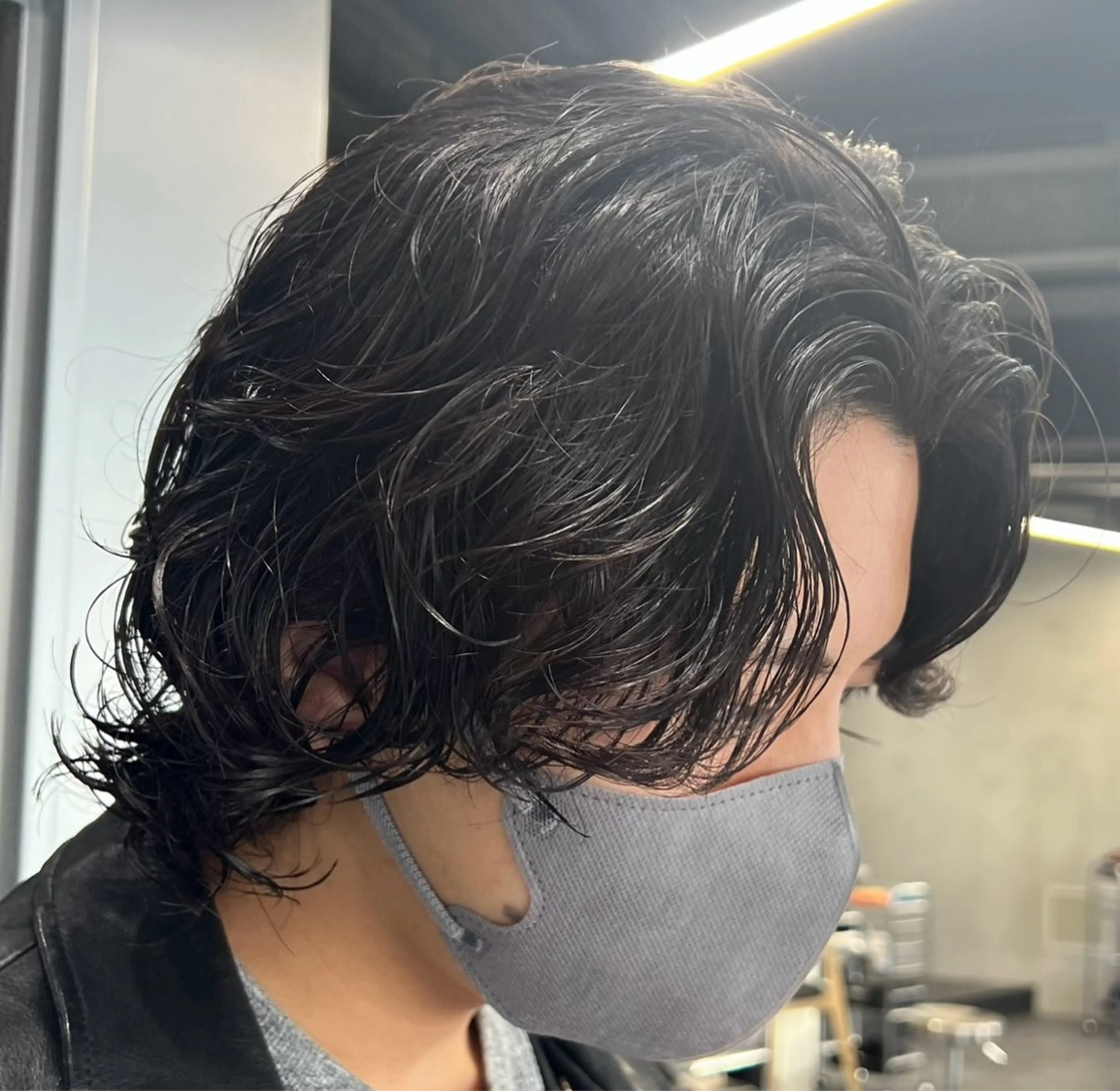 ロング パーマ ヘアアレンジ メンズ カット パーマ fifth Tokyo所属・fifth 石川 凪のヘアスタイル