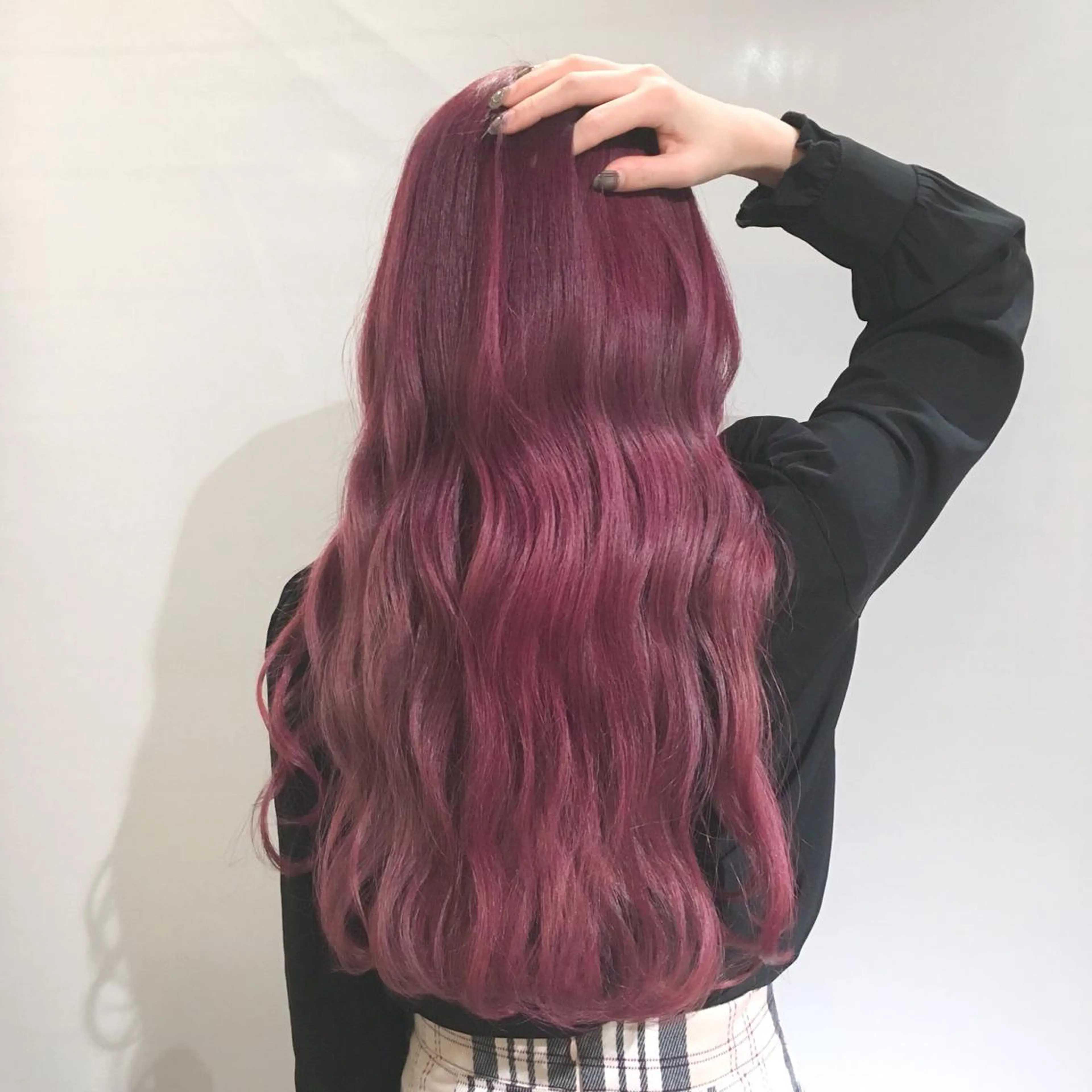 ロング カラー ヘアアレンジ ブリーチ As hair所属・柔らか垢抜けｶﾗｰと ｶｯﾄ🫧ASUKAのヘアスタイル