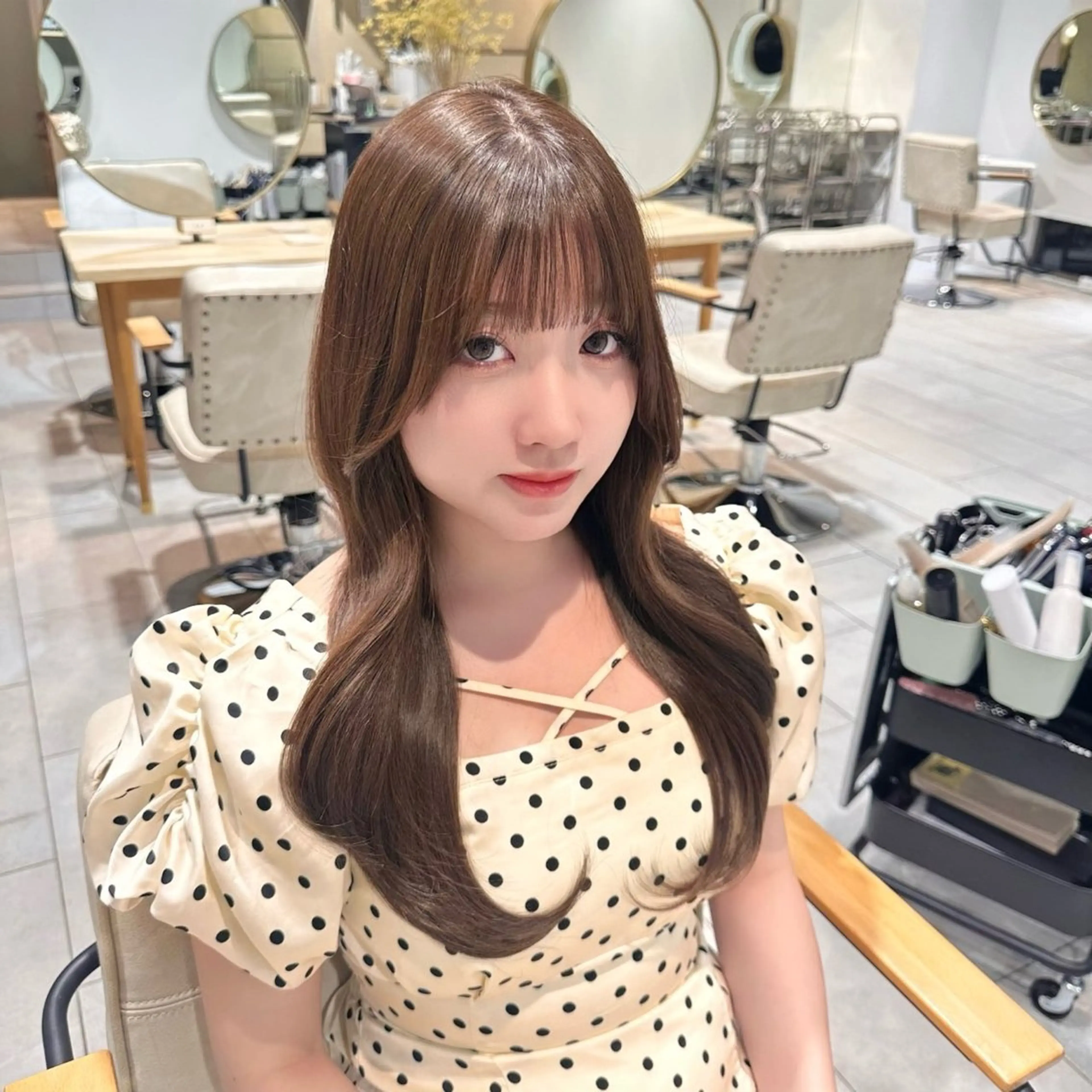 ロング カラー ヘアアレンジ カット SALOWIN所属・ブリーチ 縮毛矯正/ 艶髪/COCONAのヘアスタイル