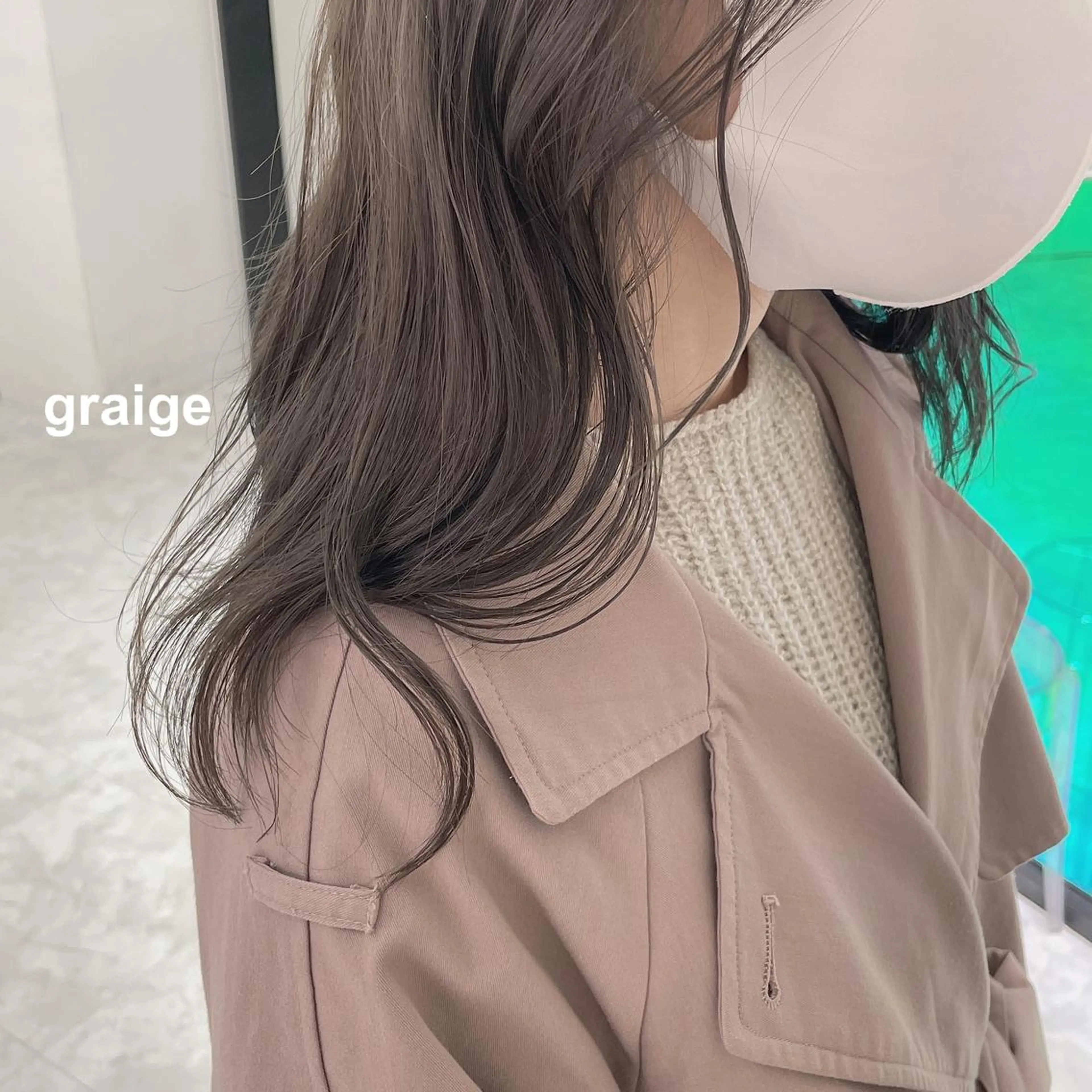 セミロング カラー ヘアカラー 💗🤍透明感カラー 🤍💗kanonのヘアスタイル