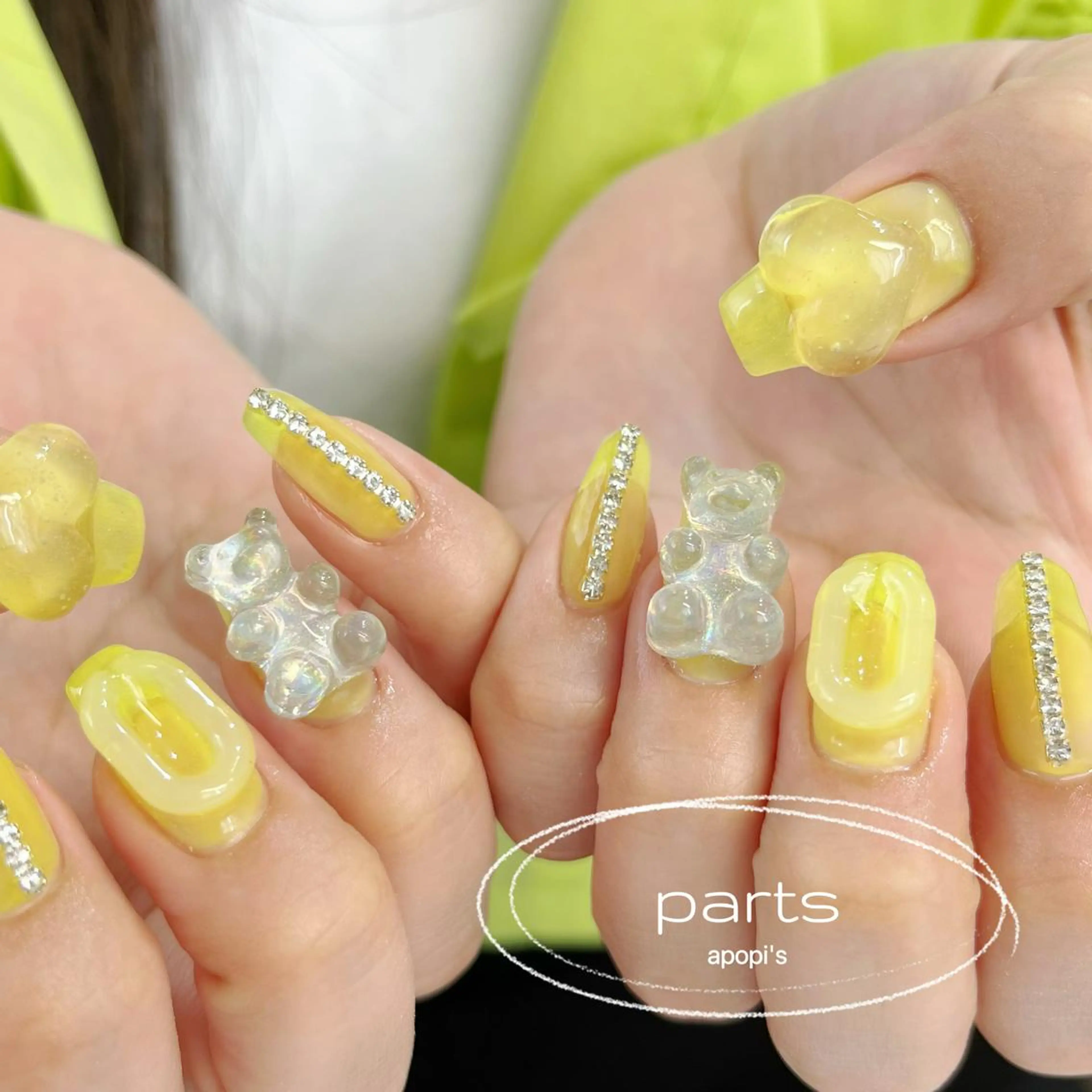 ロング ネイル マツエク・マツパ ハンドネイル apopi's所属・apopis＊ close23:00のネイルデザイン