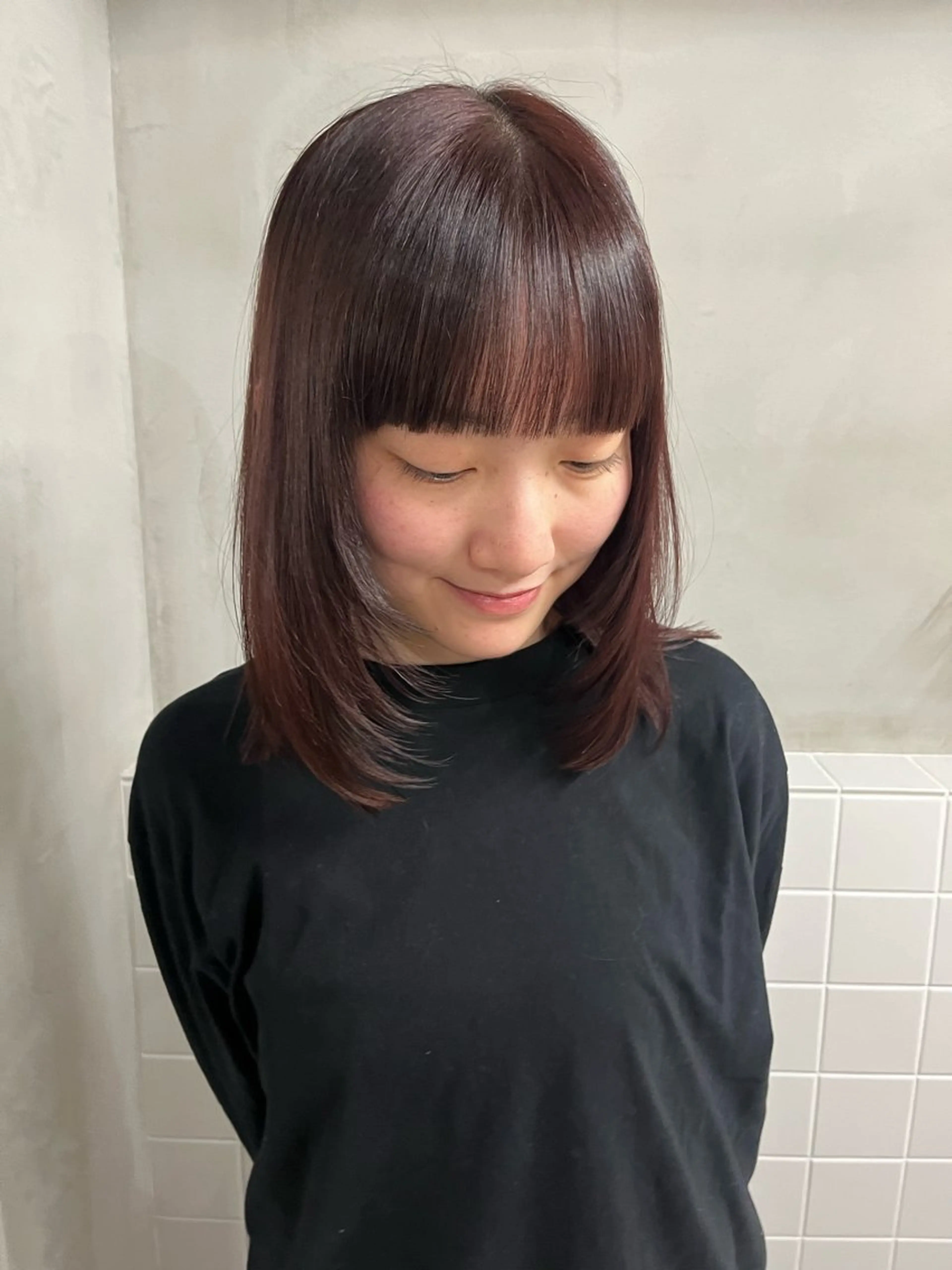 レイヤーカットの写真