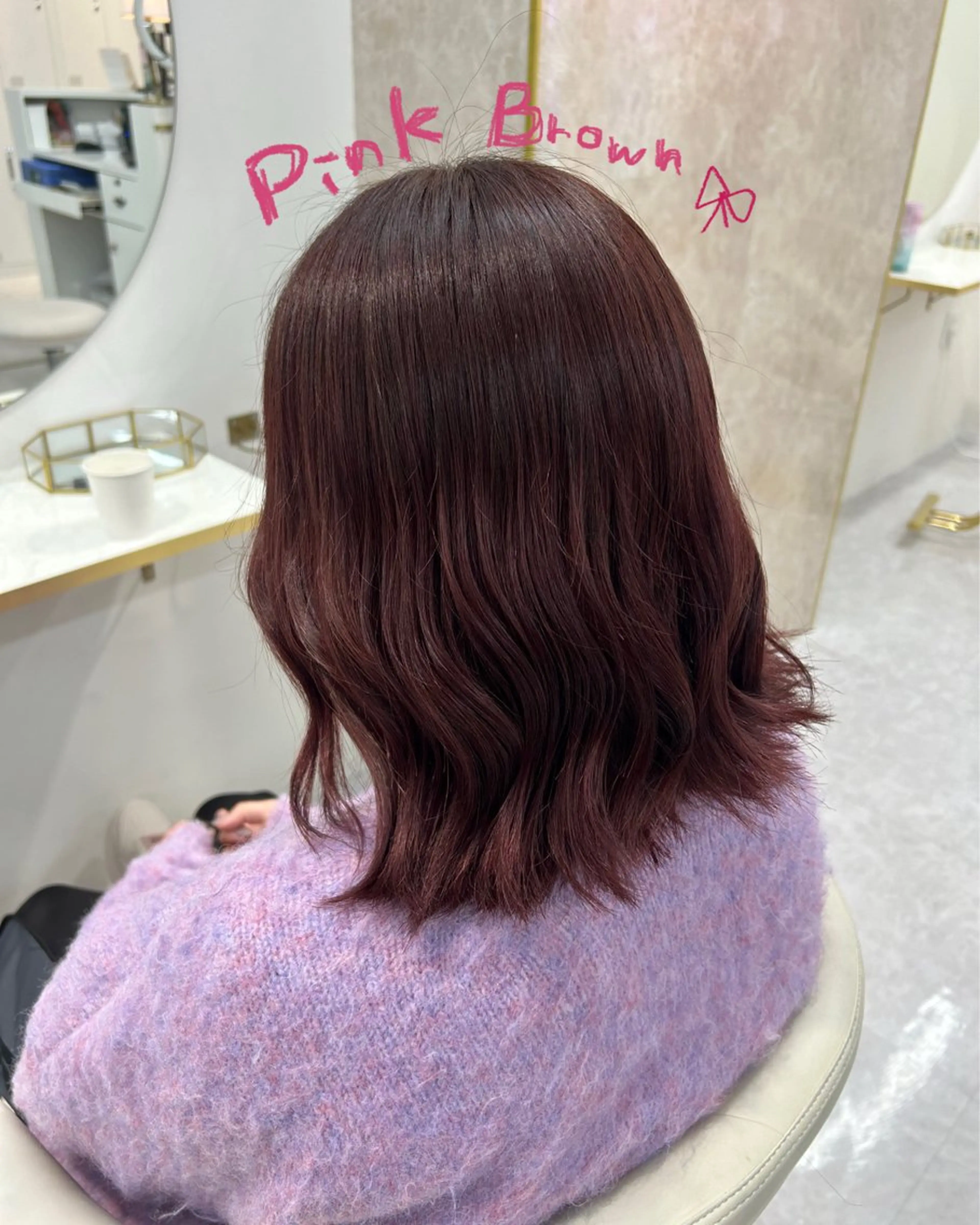 カラー ヘアカラー 🧃暖色カラー/🪷 アレンジ/　yunaのヘアスタイル