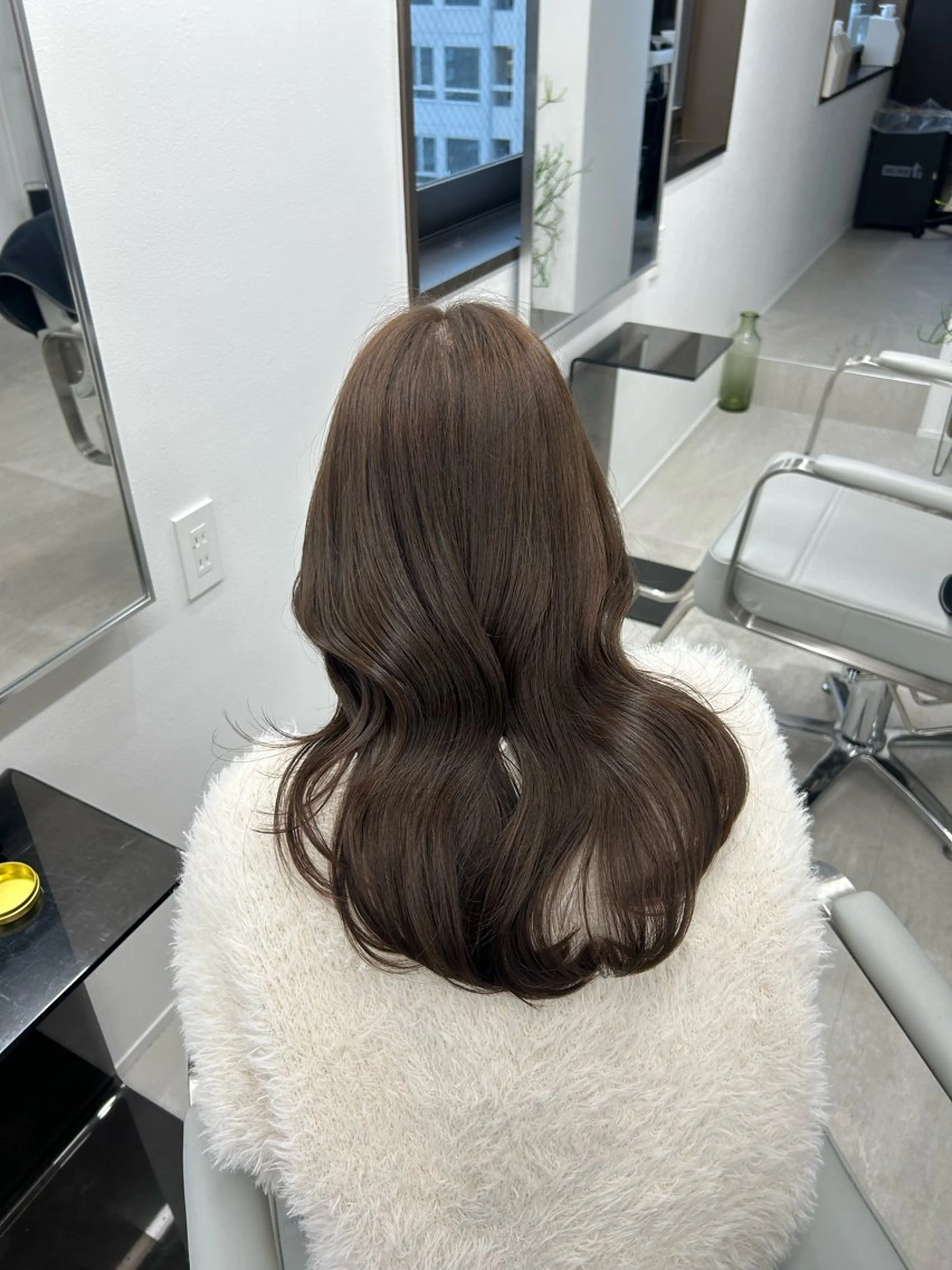 セミロング カラー ♡透明感/艶カラー /haruka♡のヘアスタイル