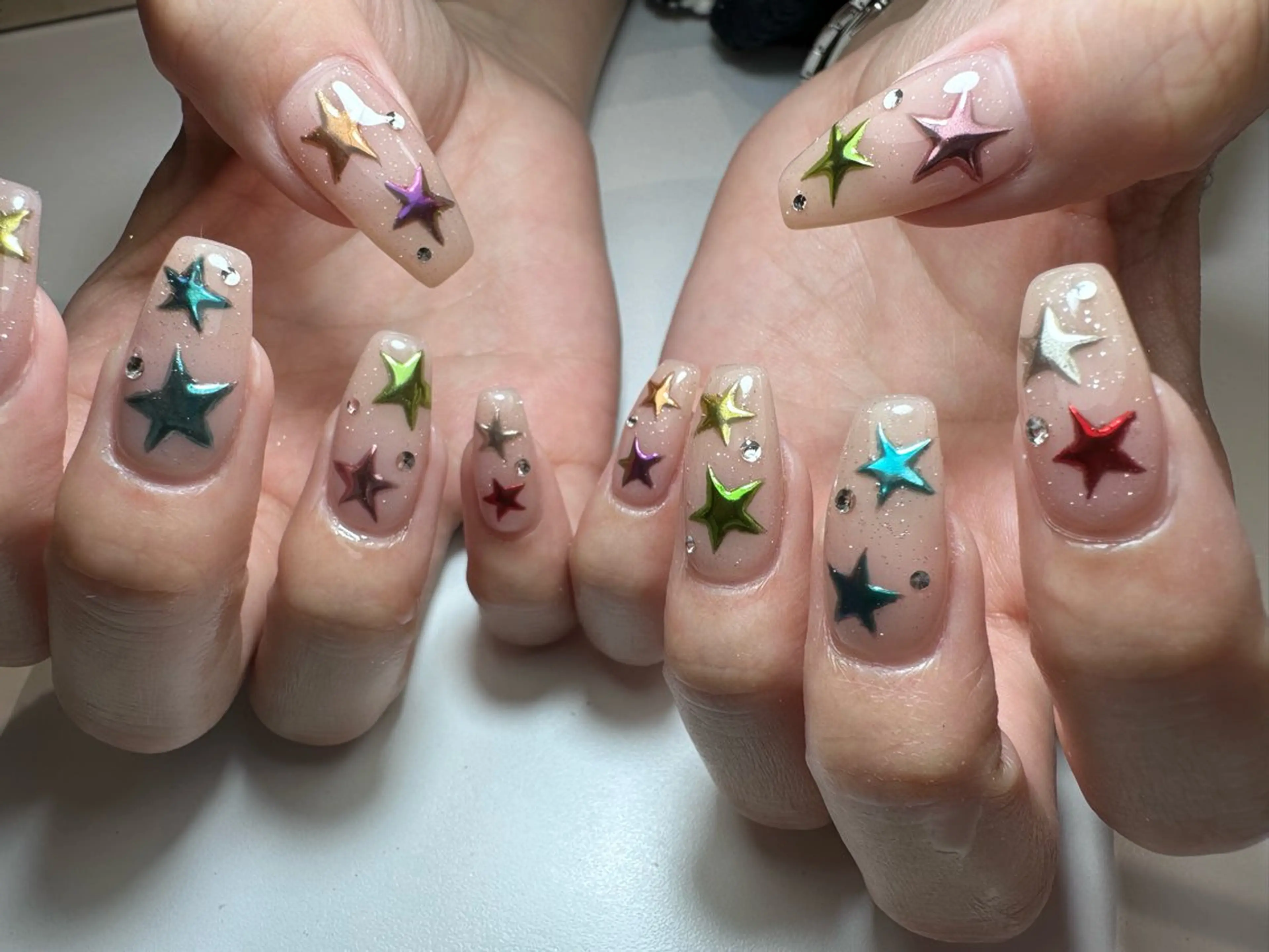 ネイル hair&make EARTH coiffure beaute 龍ケ崎店所属・tomita ayakaのネイルデザイン