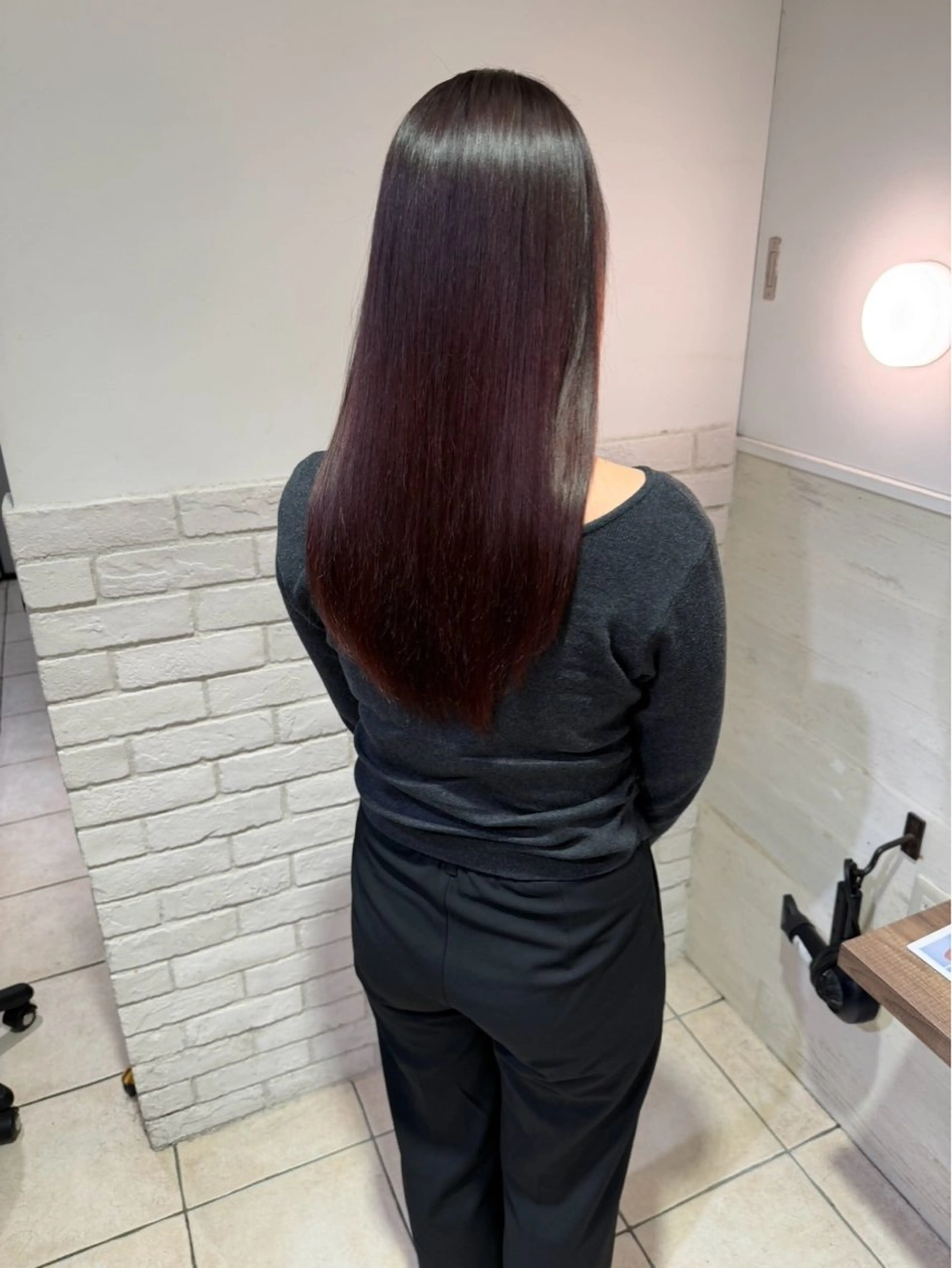 ロング カラー 安井 亮介のヘアスタイル