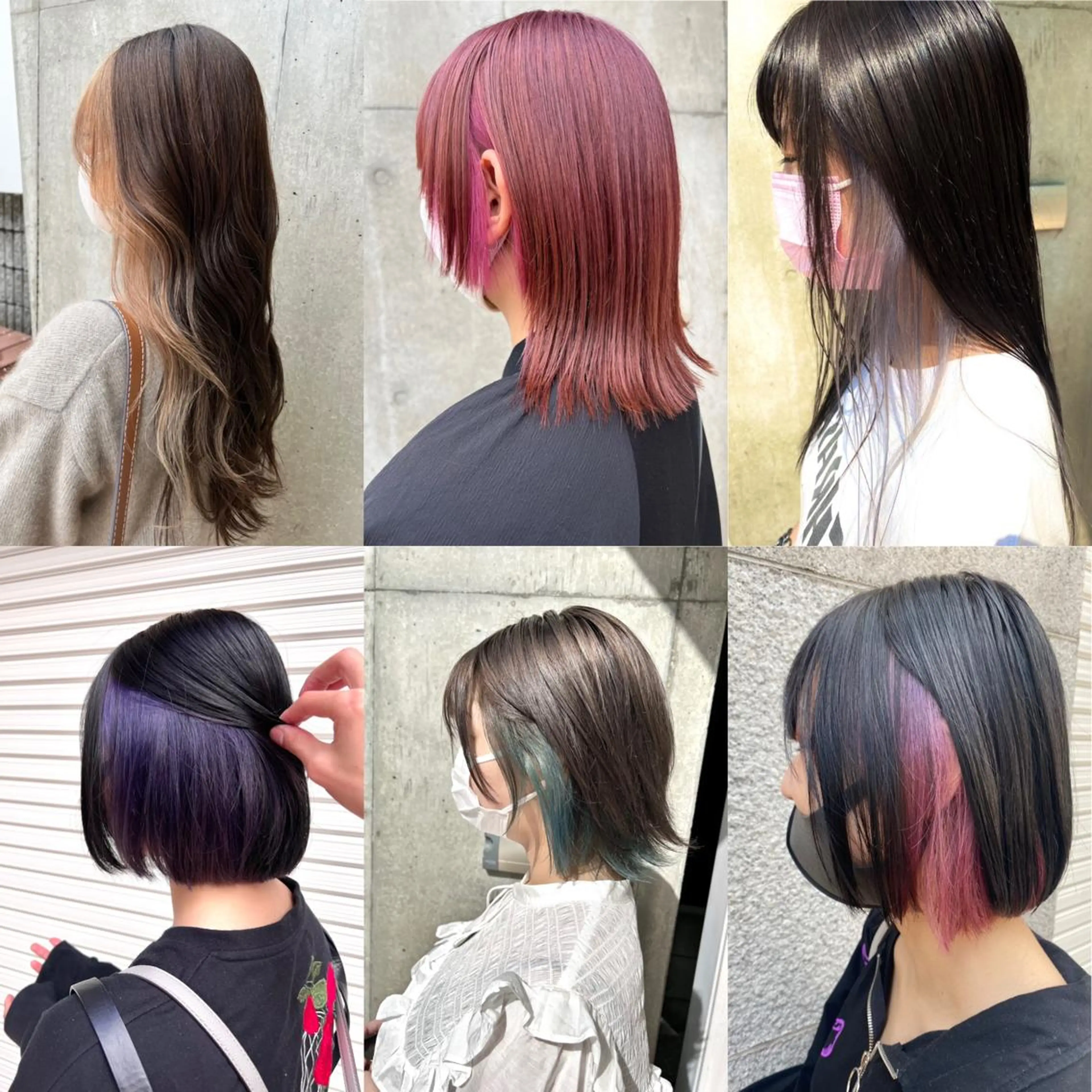 セミロング カラー ヘアアレンジ 🐺ウルフの神🐺 /カラー/けいすけのヘアスタイル