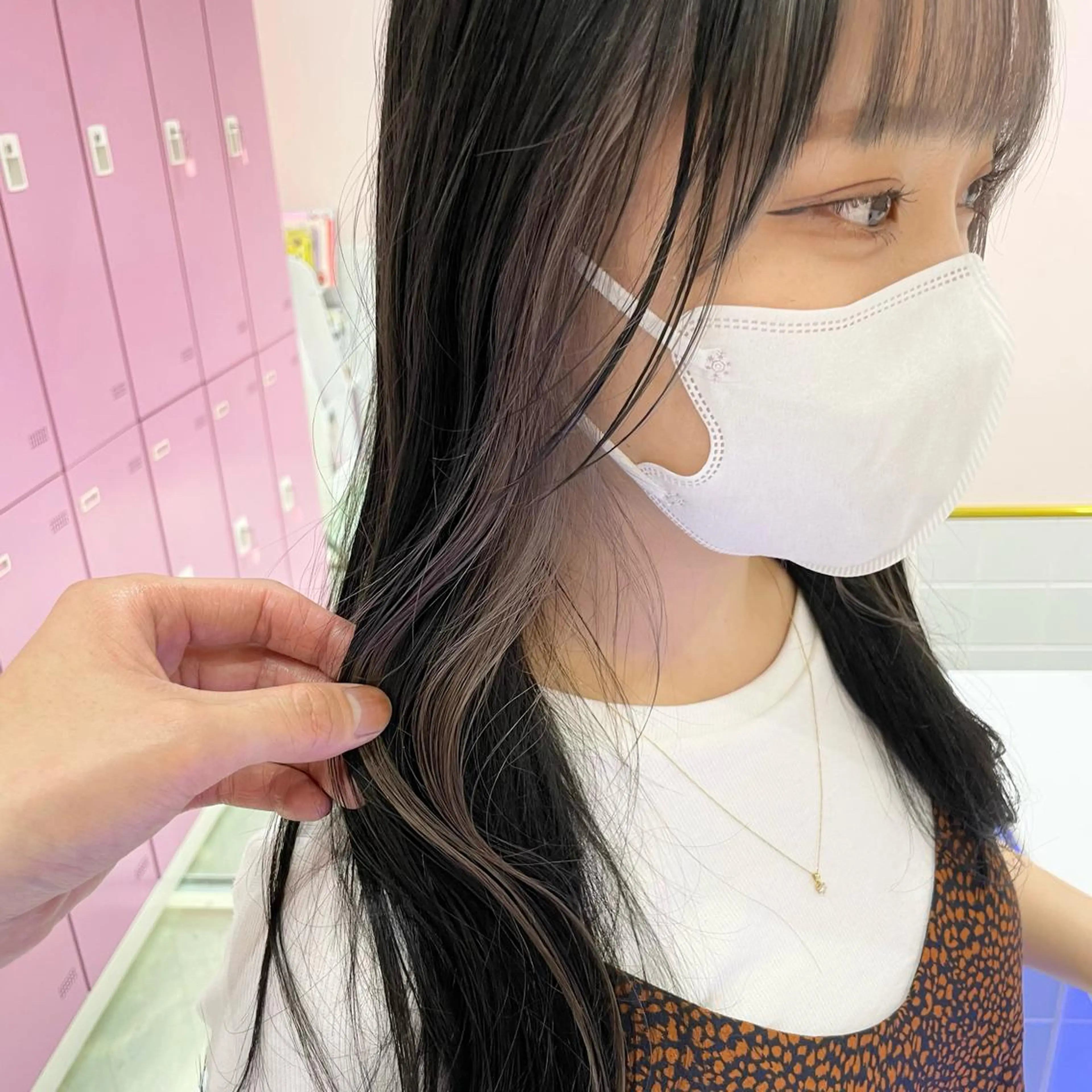 セミロング カラー インナーカラー ヘアカラー トリートメント ヘアセット lot横浜所属・🫧tatsuki 🫧“lot 横浜“のヘアスタイル