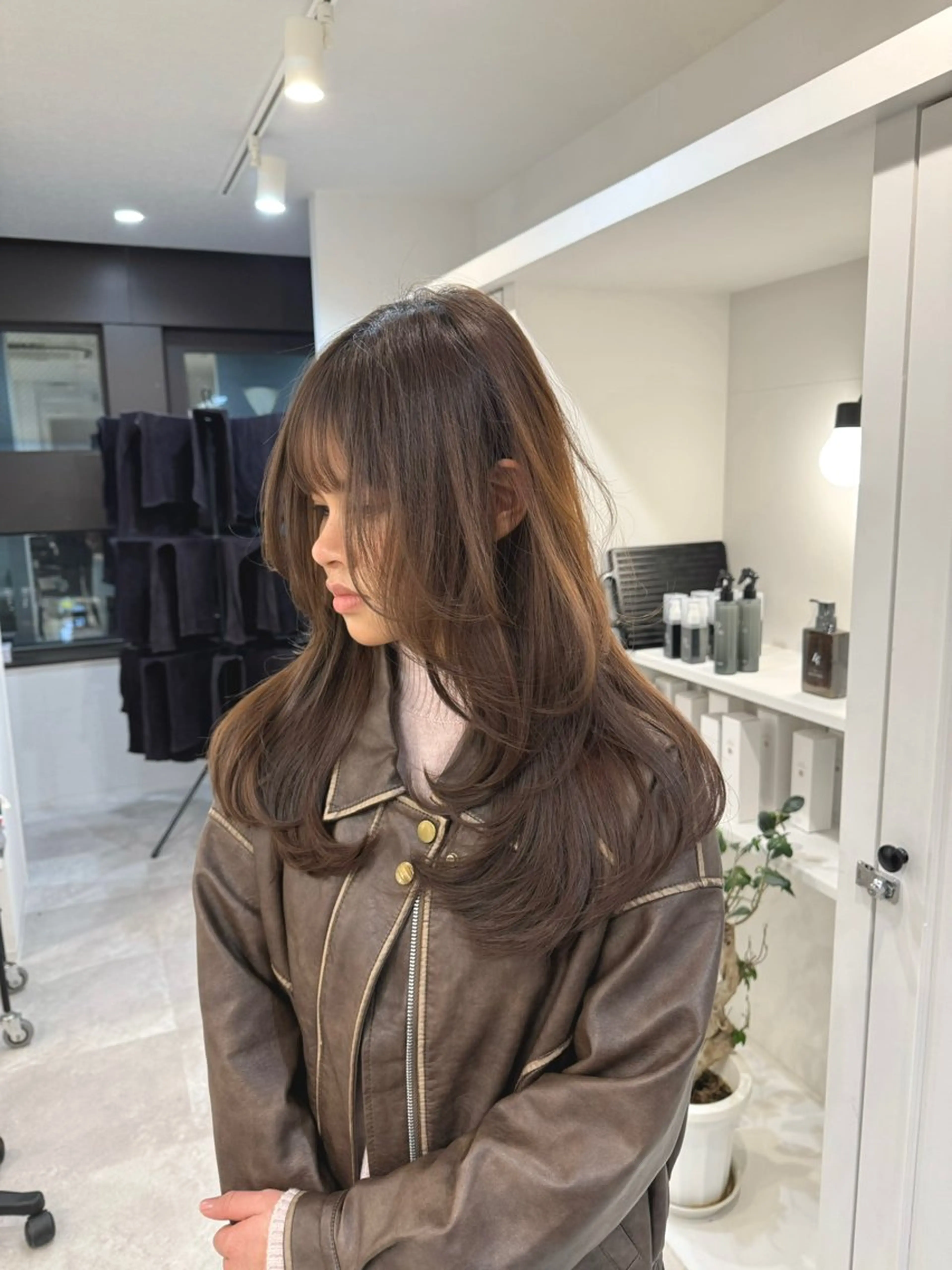 ロング ヘアアレンジ レイヤーカット カット SALOWIN京都河原町Suite店所属・外国人風レイヤー/ ハイトーンSHUのヘアスタイル