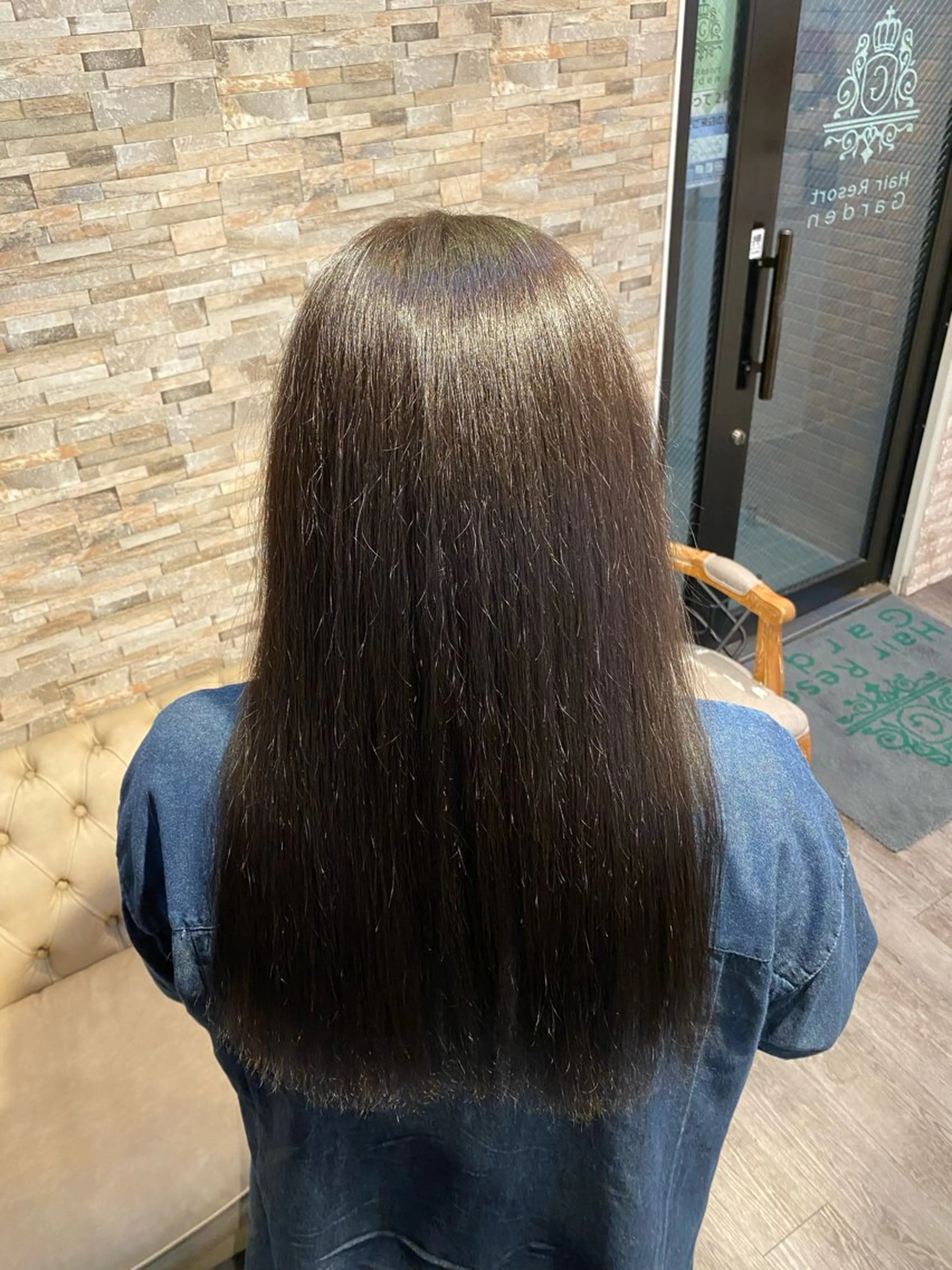 ロング 縮毛矯正 サイトウ 南柏のヘアスタイル