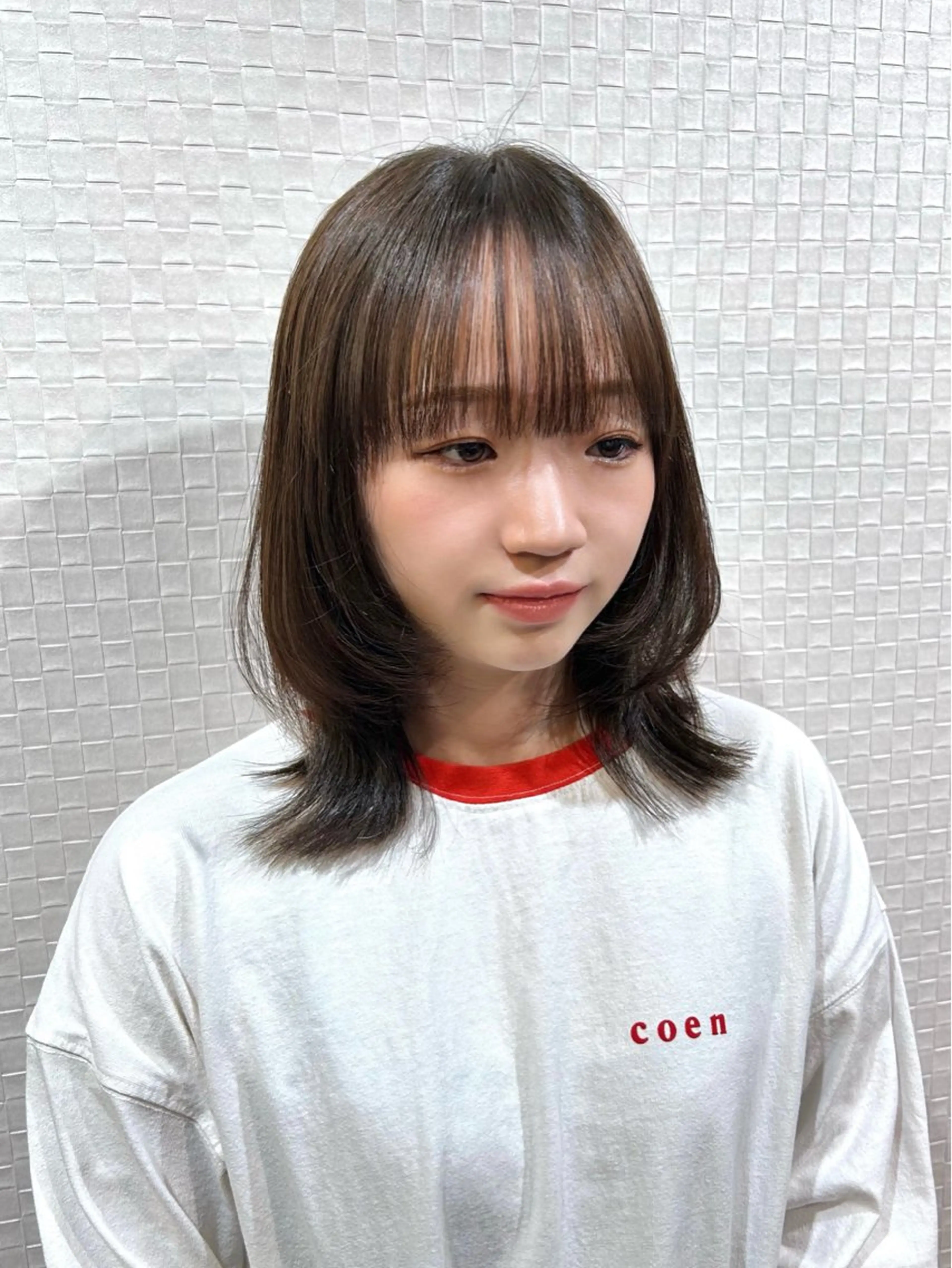 ミディアム カラー As hair所属・柔らか垢抜けｶﾗｰと ｶｯﾄ🫧ASUKAのヘアスタイル