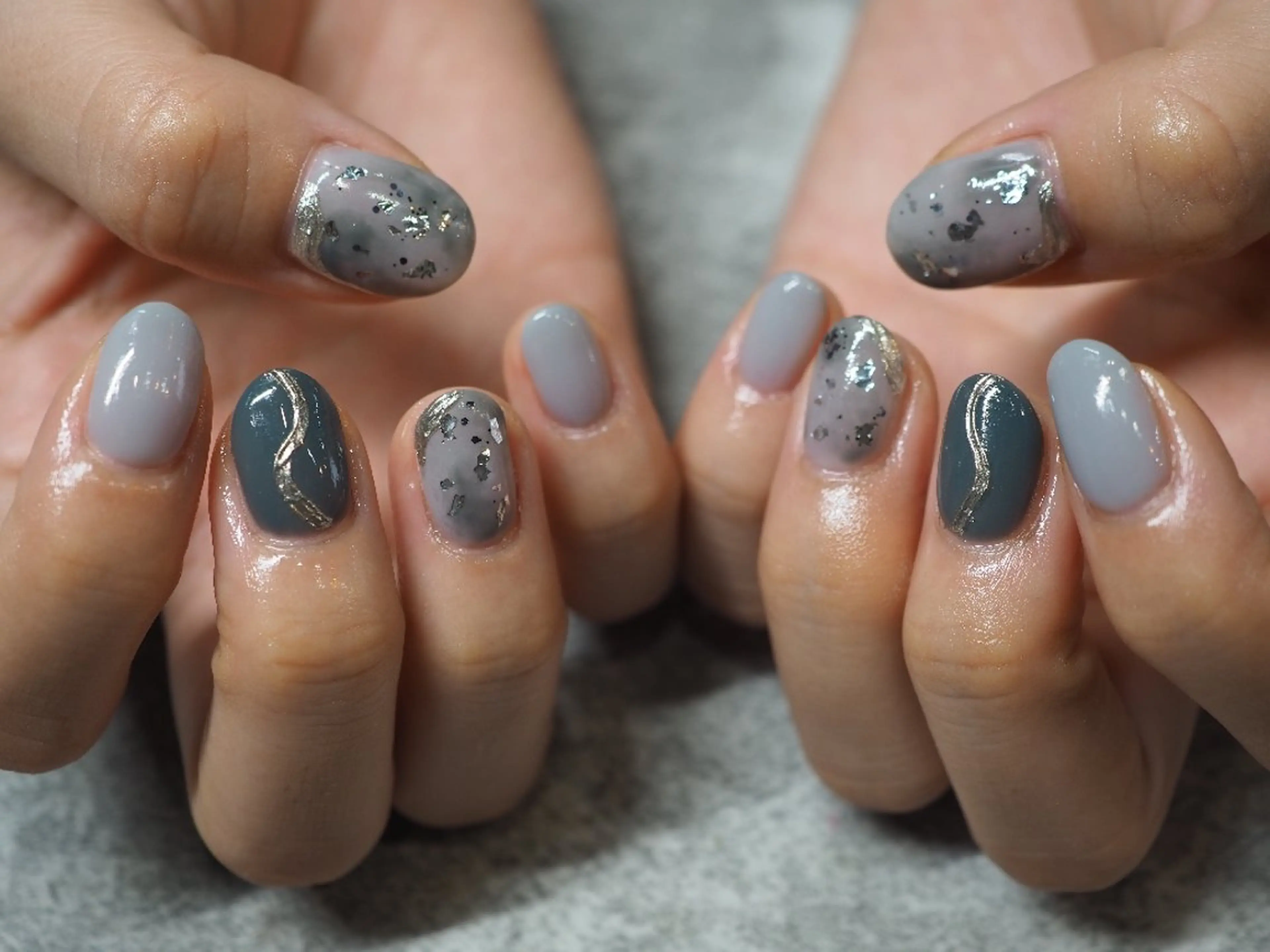 ネイル ハンドネイル glaNje 福光のネイルデザイン