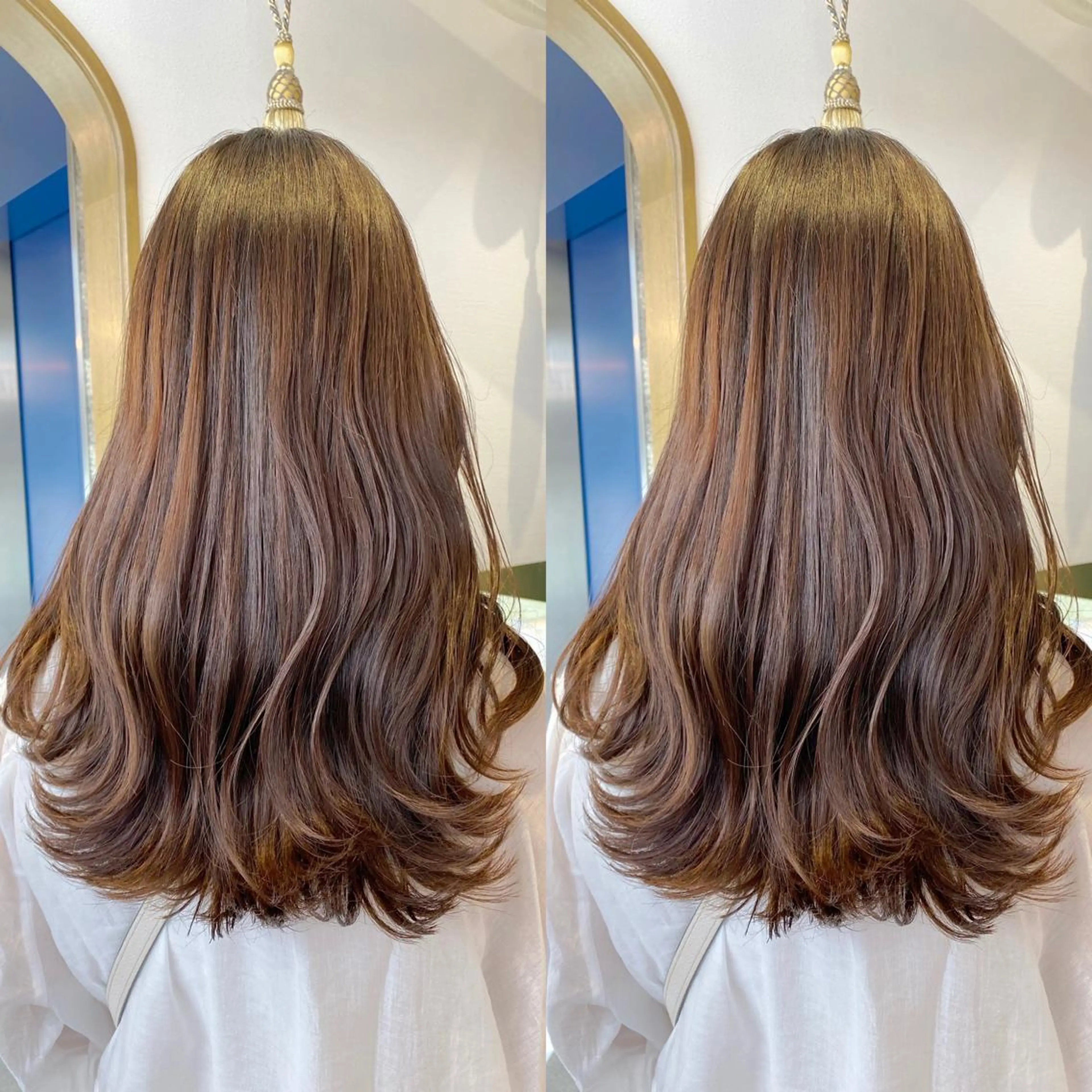 ロング カット ヘアカラー トリートメント レイヤーカット /透明感カラー西田のヘアスタイル