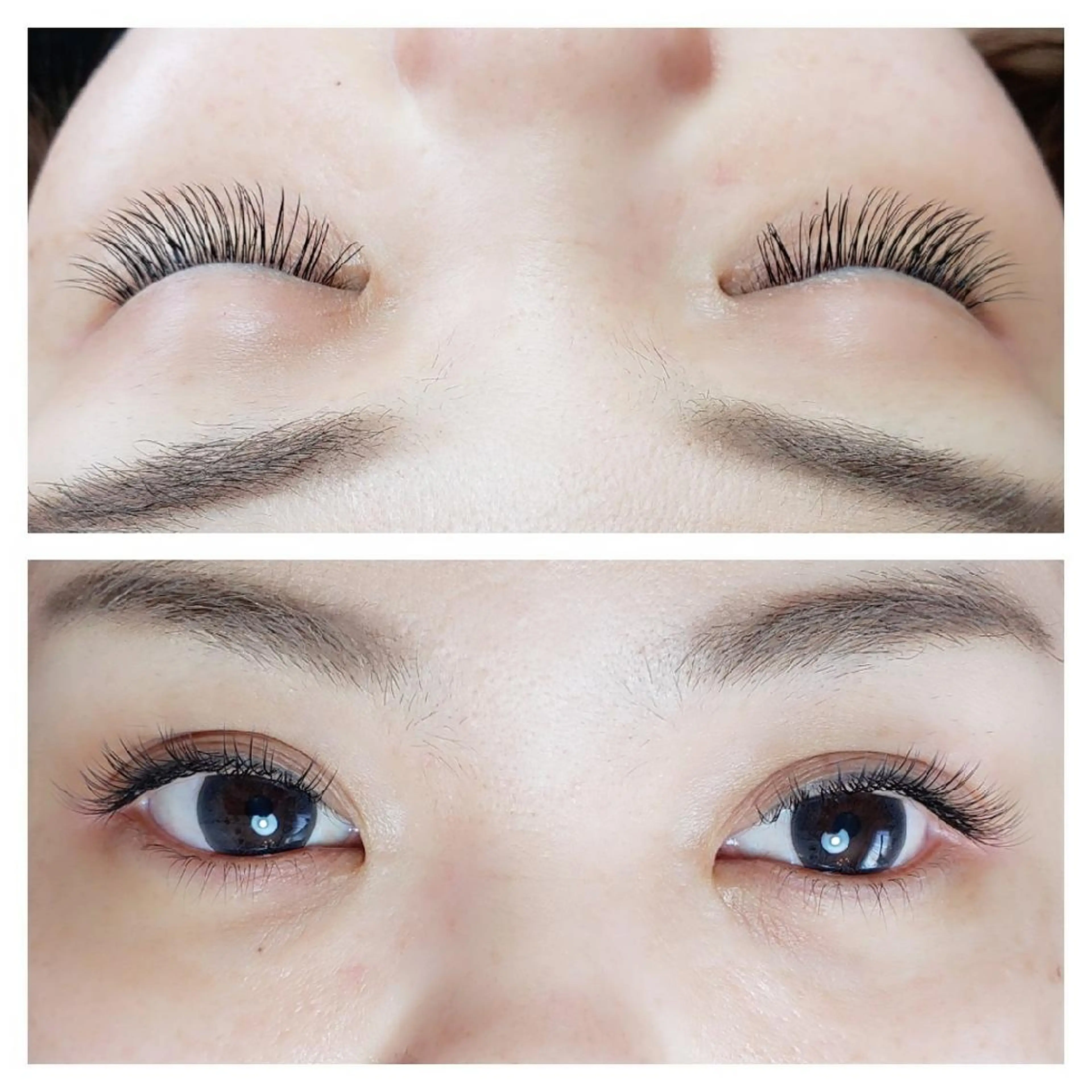 マツエク・マツパ Cカール キュート フラットラッシュ マツエク Rouge ・ K  　のマツエク・マツパデザイン