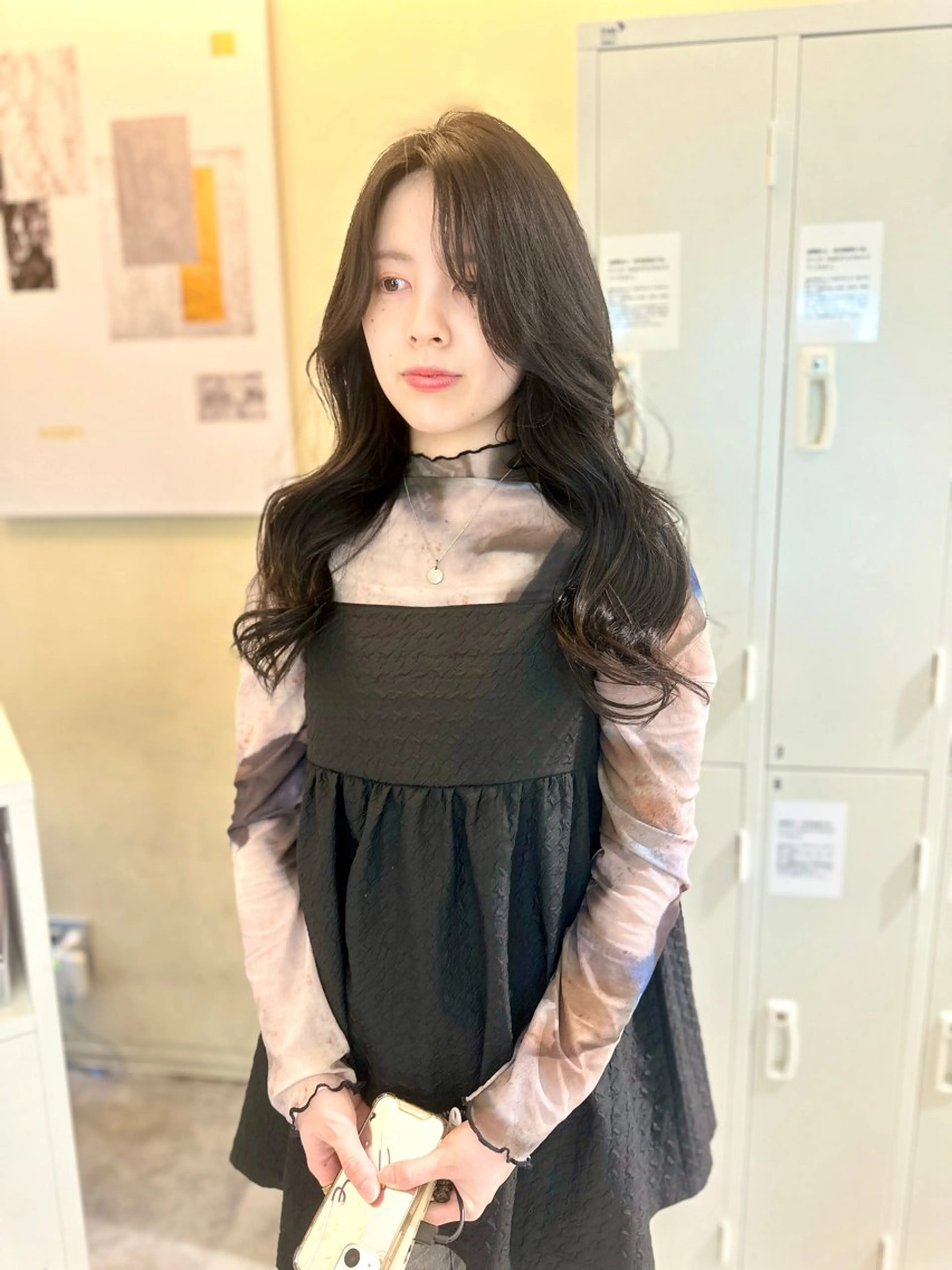 ロング カラー ヘアカラー opus 店長大和 レイヤー/赤み消しのヘアスタイル