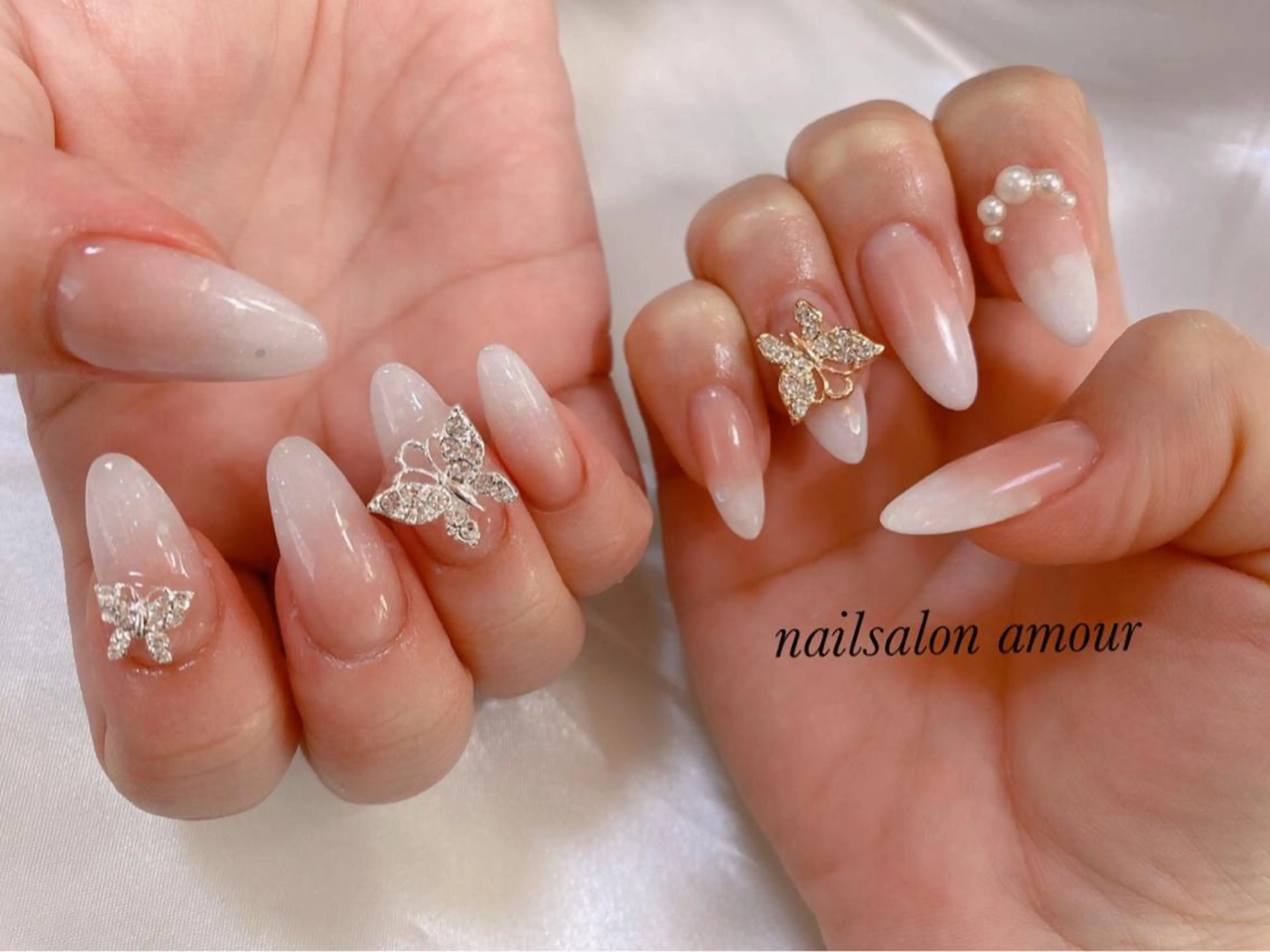 ネイル おそろいネイル nailsalon ♡amour♡のネイルデザイン