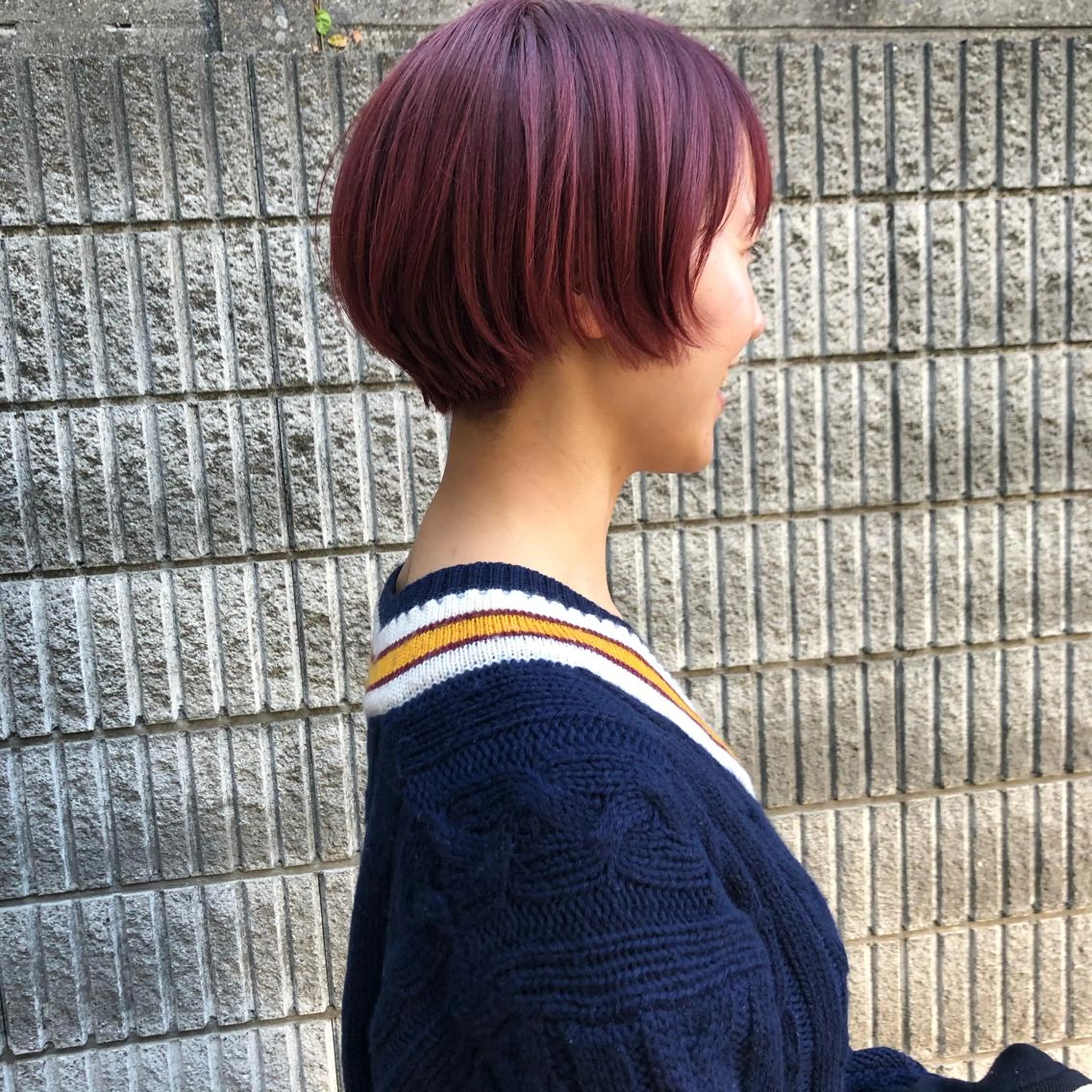 ショート カラー 長井 美佳のヘアスタイル