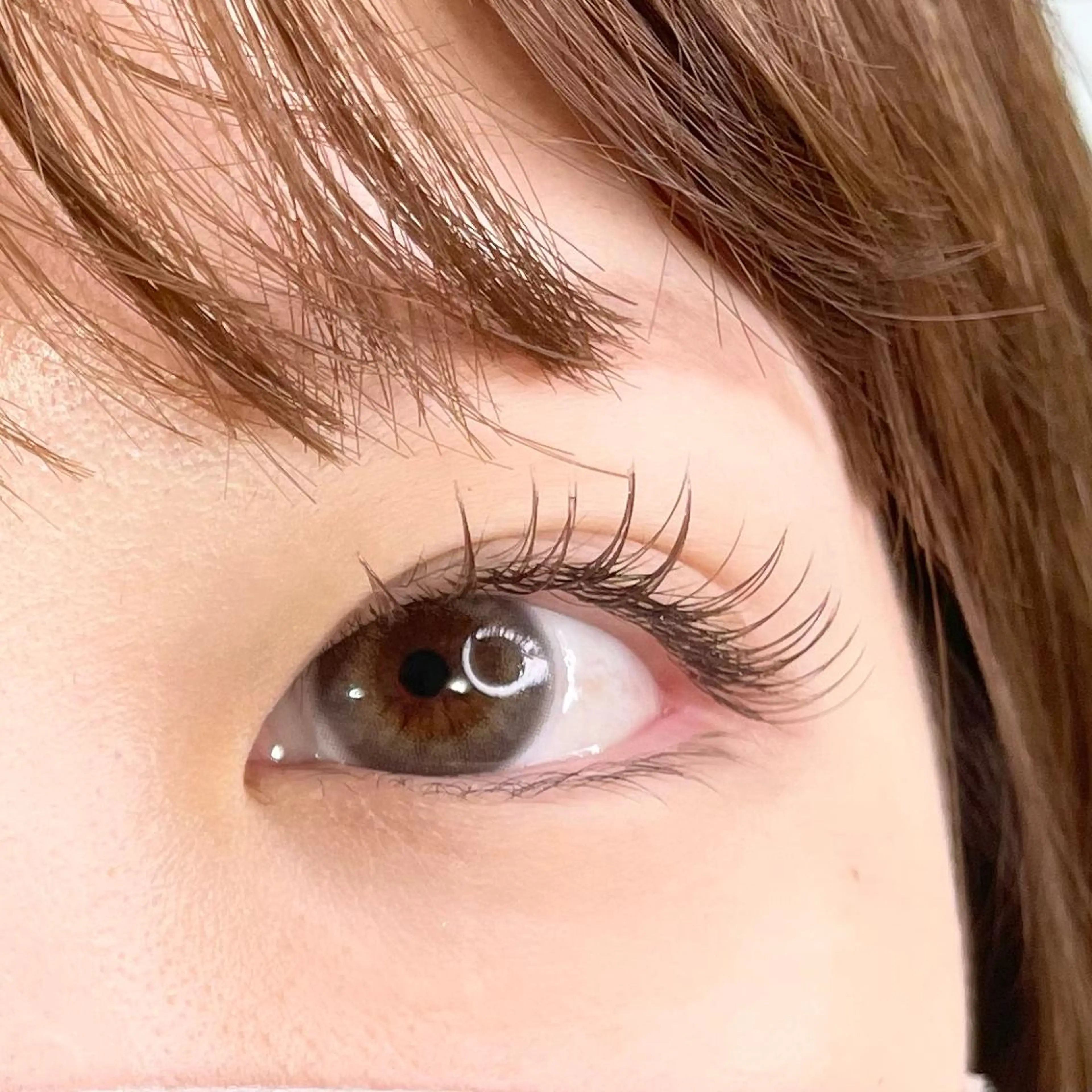 モチ定評🍒オフ&アイシャンプー無料 フラットラッシュ120本 バインドロック+1500円/カラエク＋800円の写真