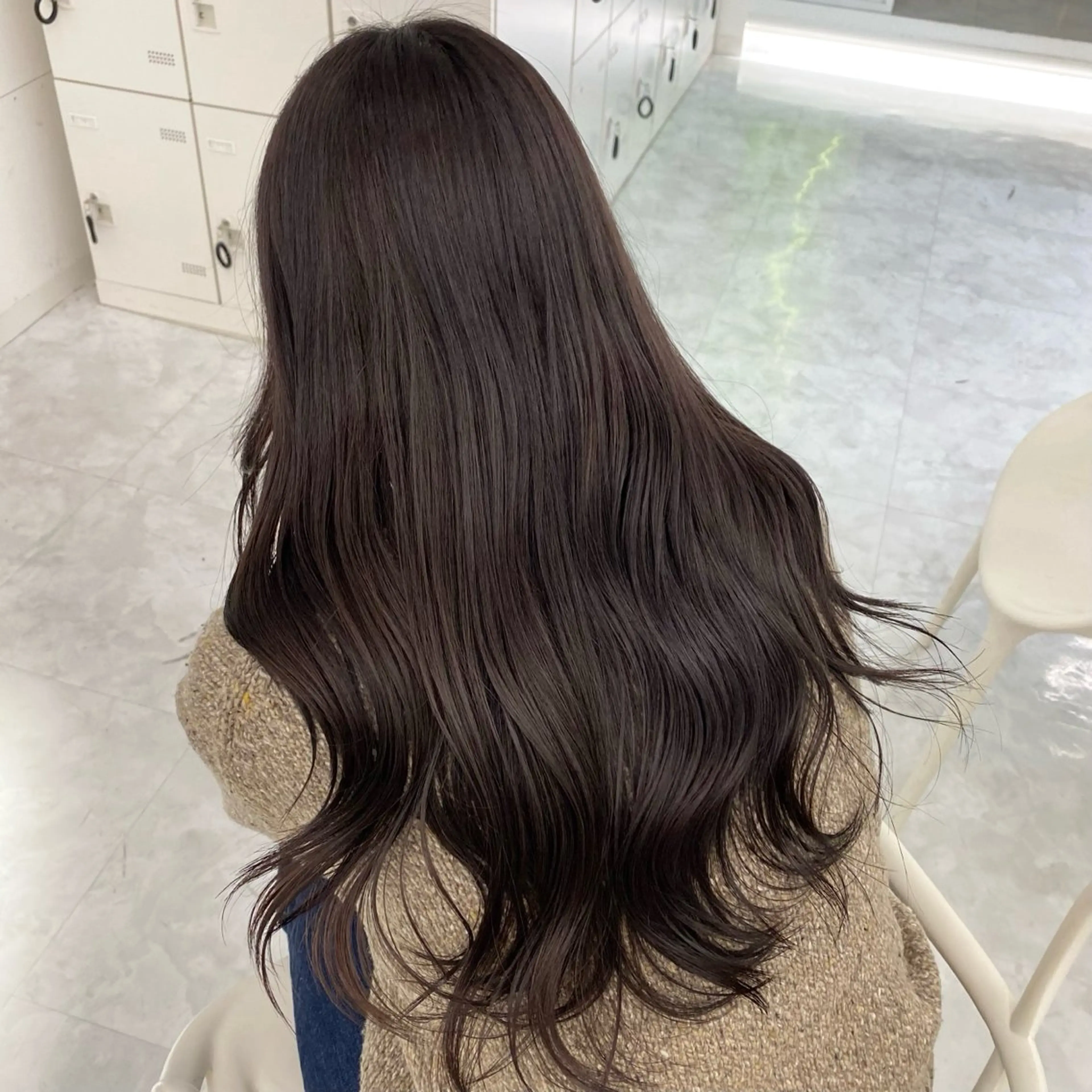 カラー ブラウンカラー ココアブラウン ヘアカラー ヘアセット 🤍やわらか抜け感 hair🤍RINのヘアスタイル