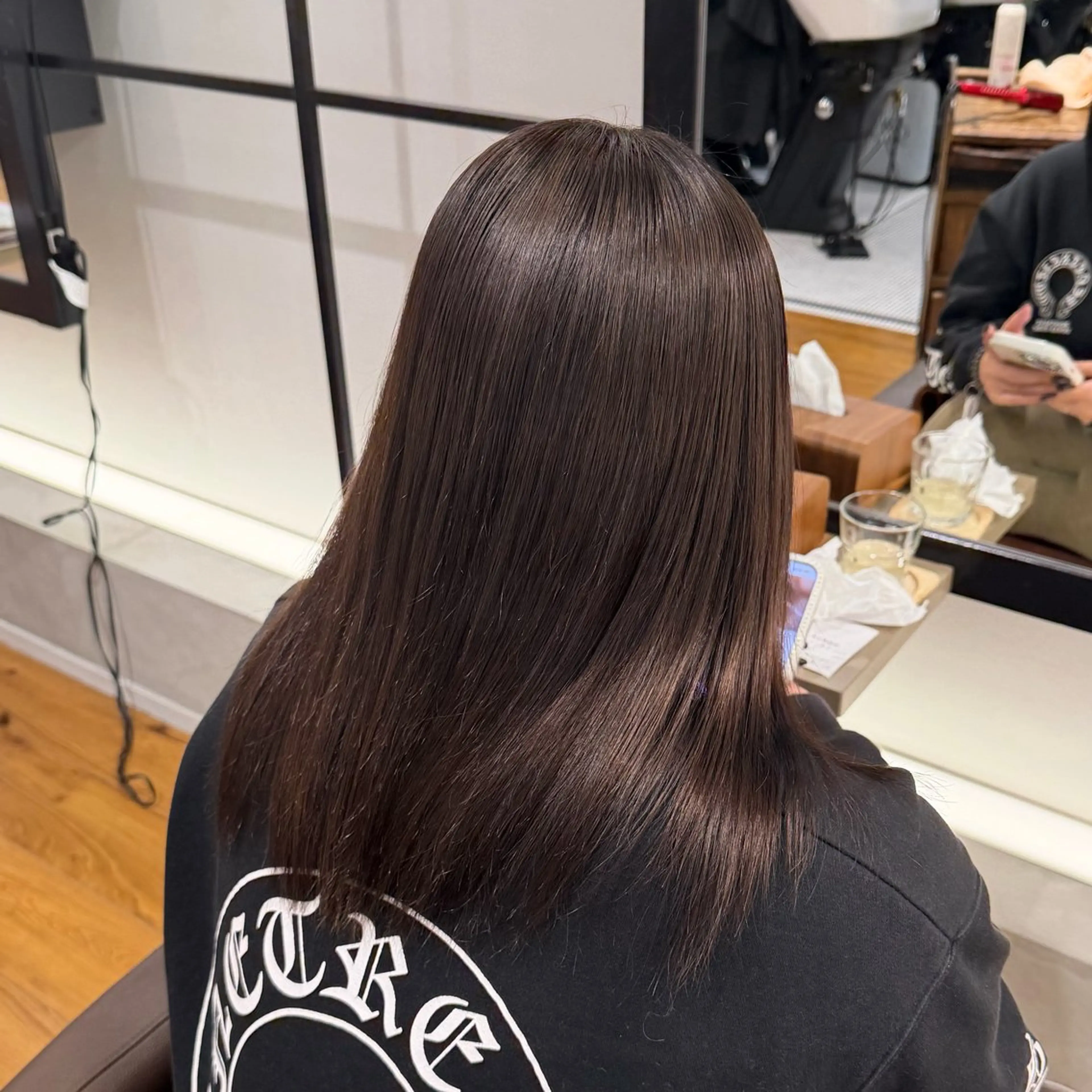 カラー ayano/ 艶カラー✨/韓国風のヘアスタイル