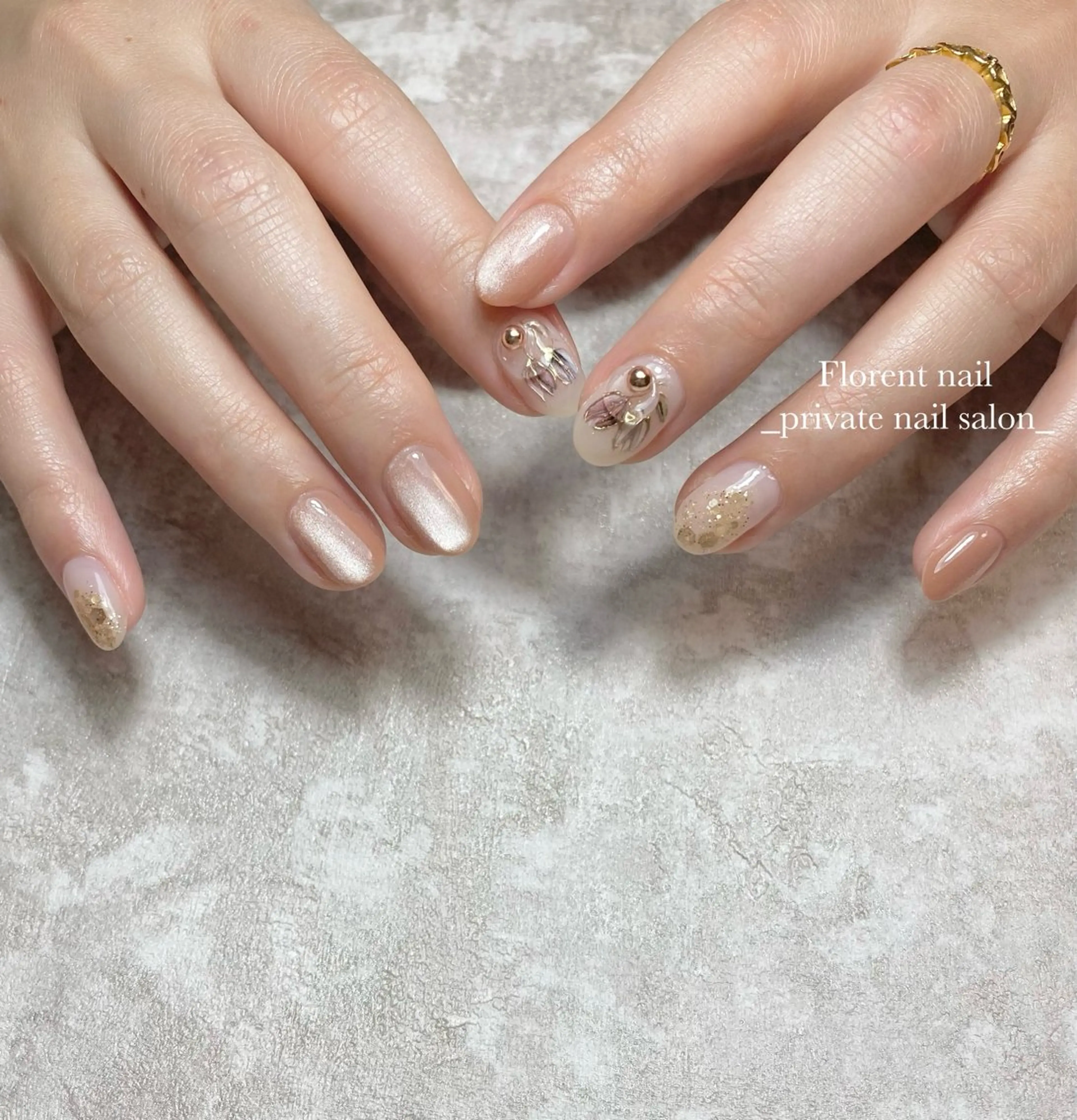 ネイル ハンドネイル florent nailのネイルデザイン