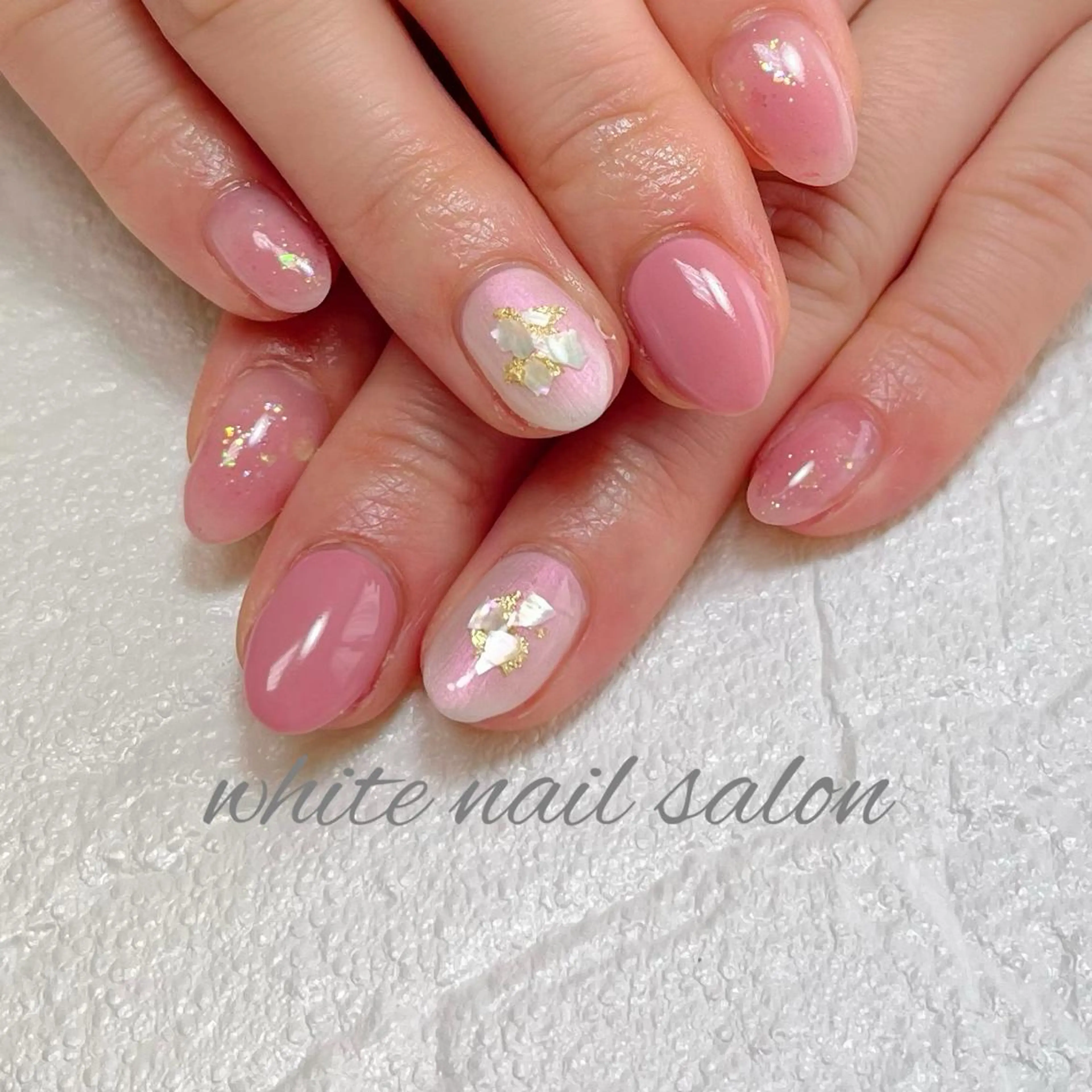 ネイル フットネイル ジェルネイル ハードジェル ラメ(グリッター) 持ち込み ハンドネイル white nail salonのネイルデザイン