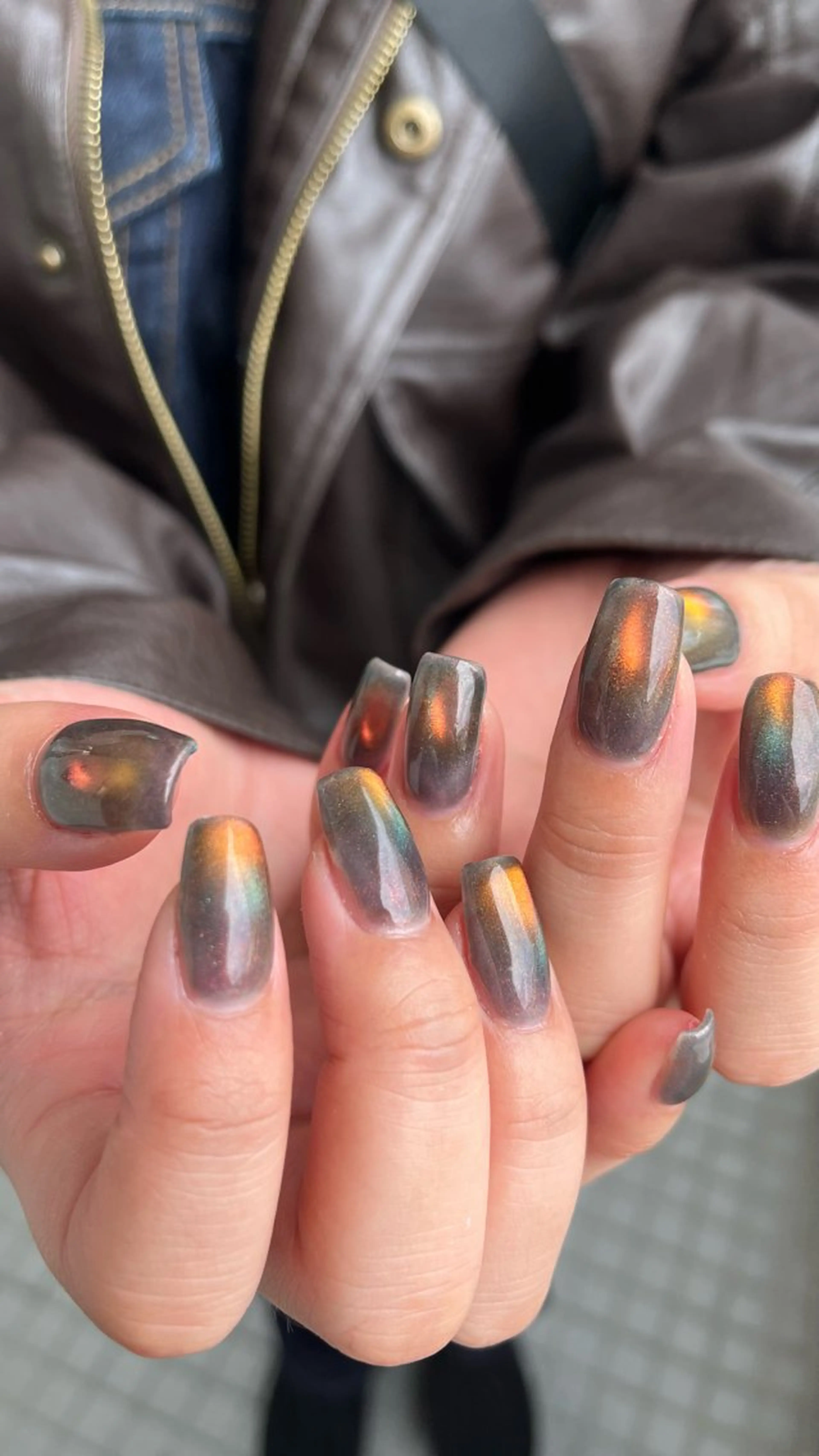 ネイル ハンドネイル 🤎Two ERI🤎のネイルデザイン