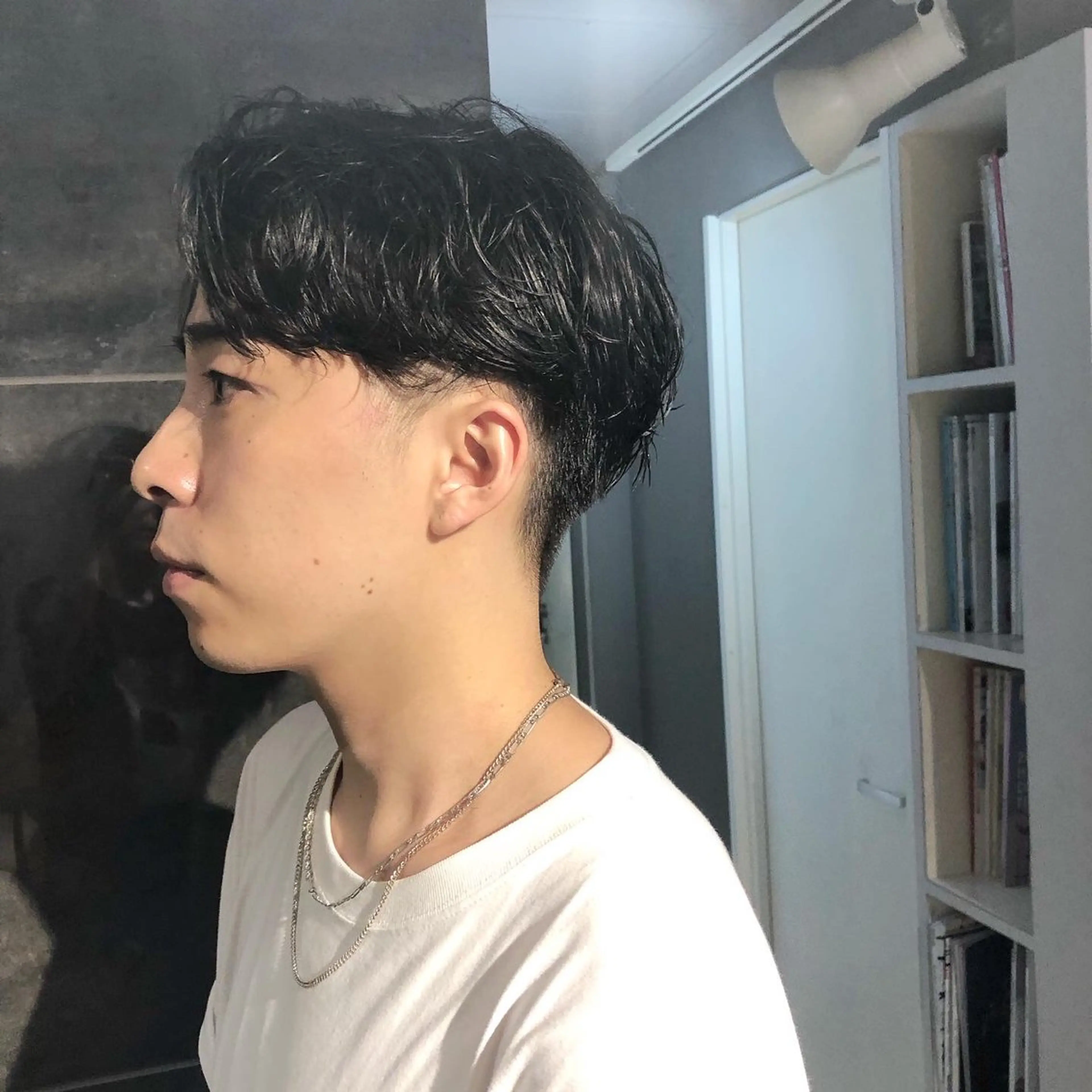パーマ ヘアアレンジ メンズ カット パーマ トリートメント ヘアセット ainico+所属・メンズ特化✂️栗原 侑也のヘアスタイル