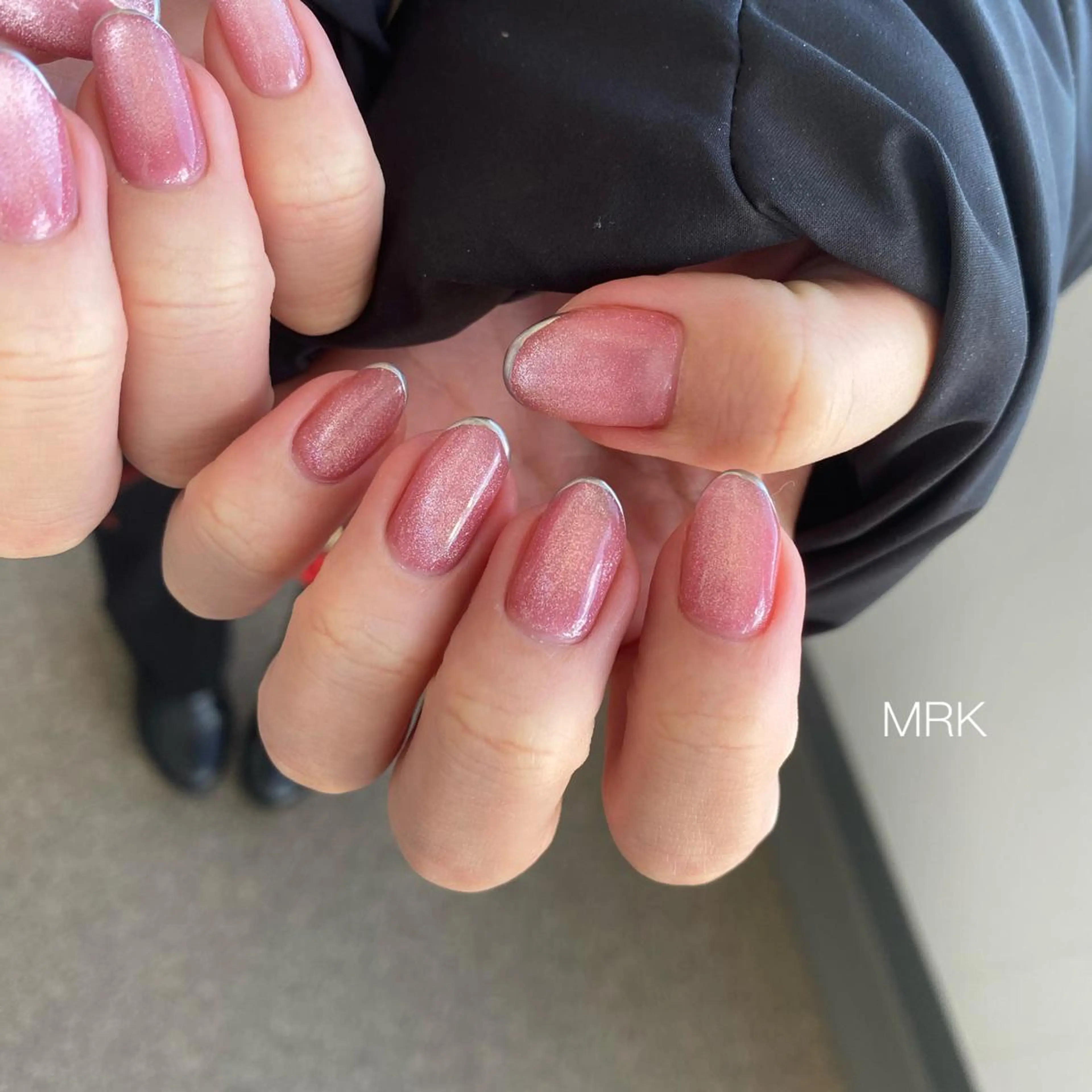ネイル フレンチネイル マグネットネイル ミラーネイル ニュアンスネイル MARUKO nailのネイルデザイン