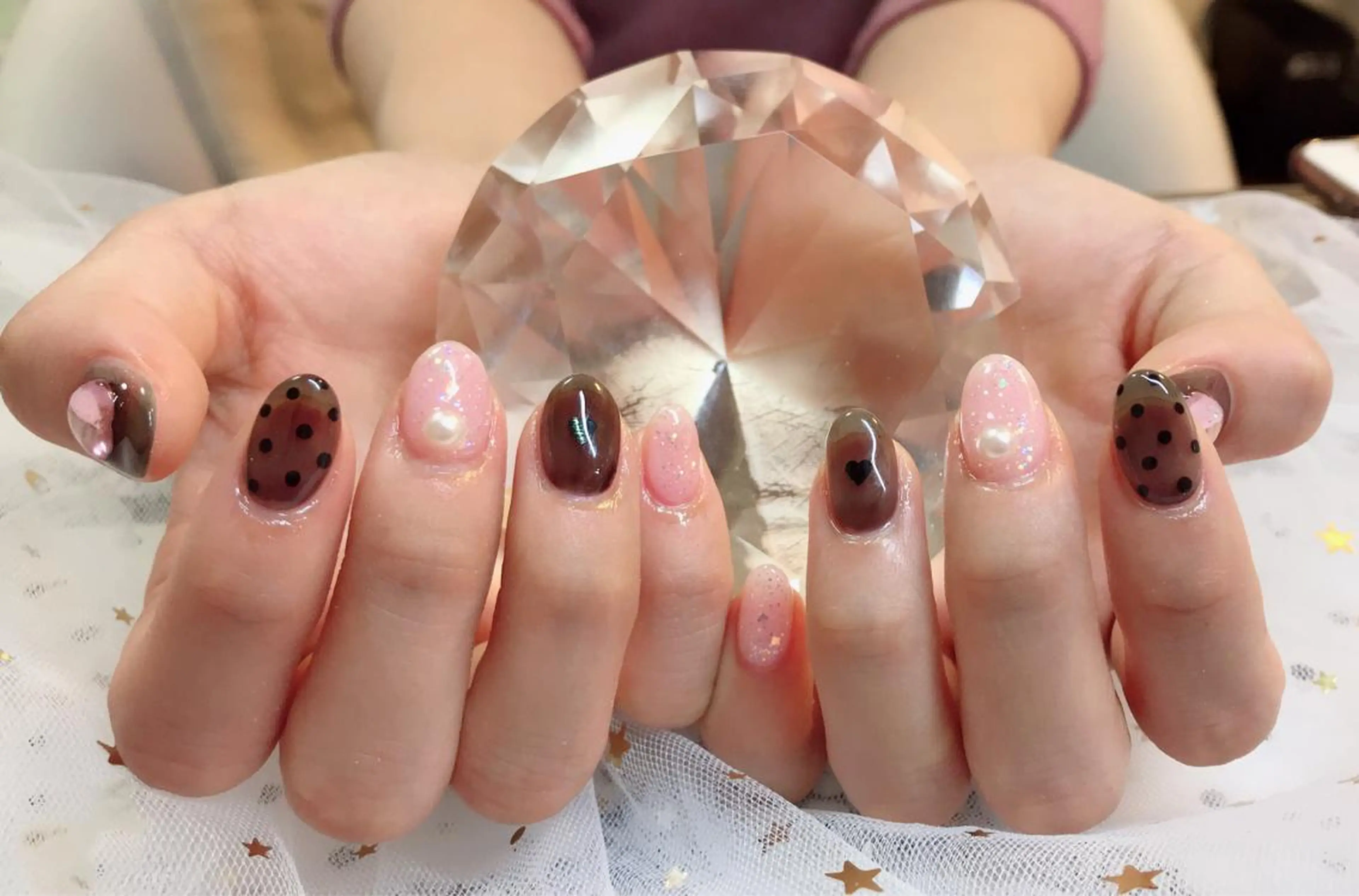 カラー ネイル Q Free nailsのネイルデザイン