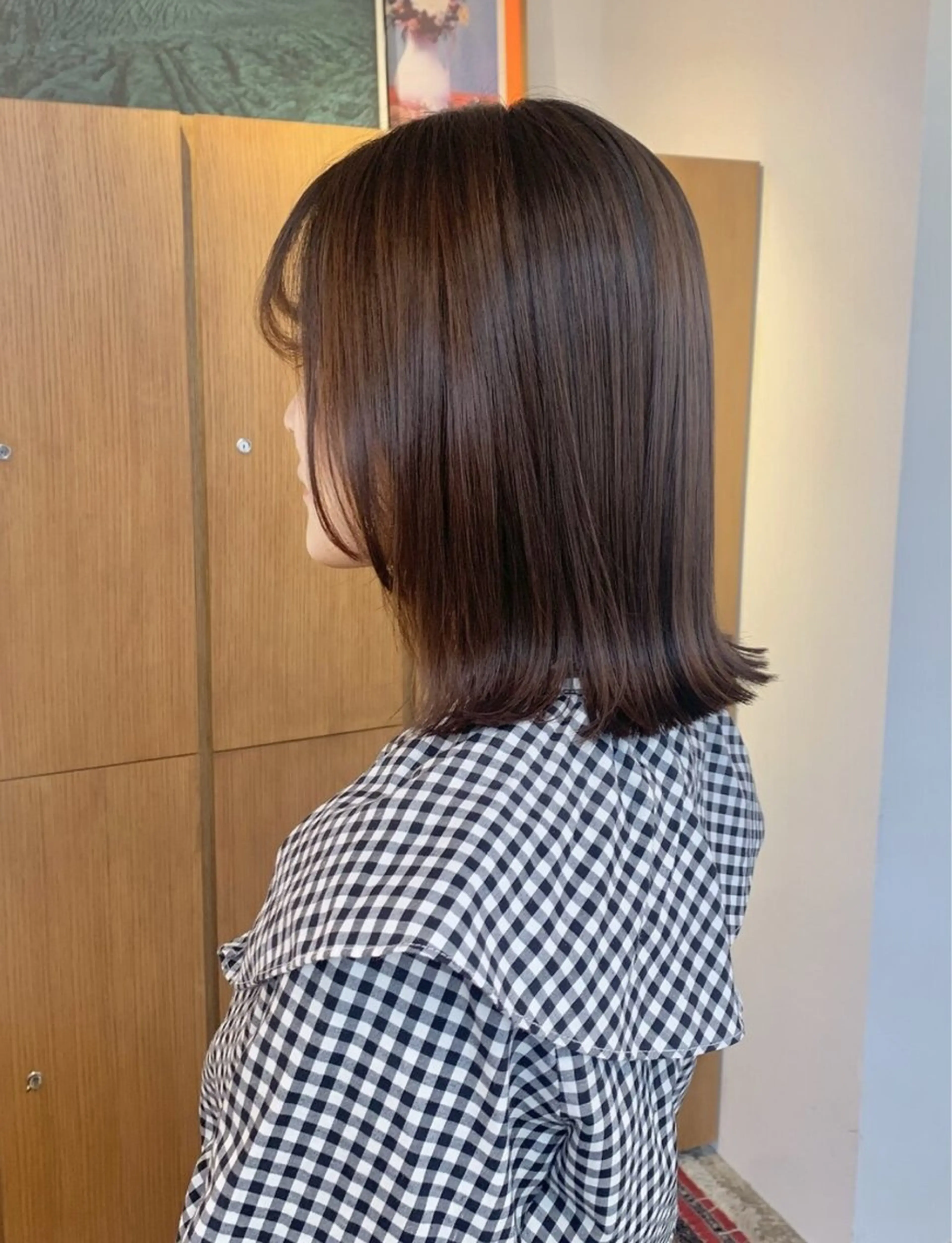 ミディアム カラー ベージュカラー ヘアカラー ENIEN MAKE'S 立川所属・立川/艶髪ブラウン カラーYUJIのヘアスタイル