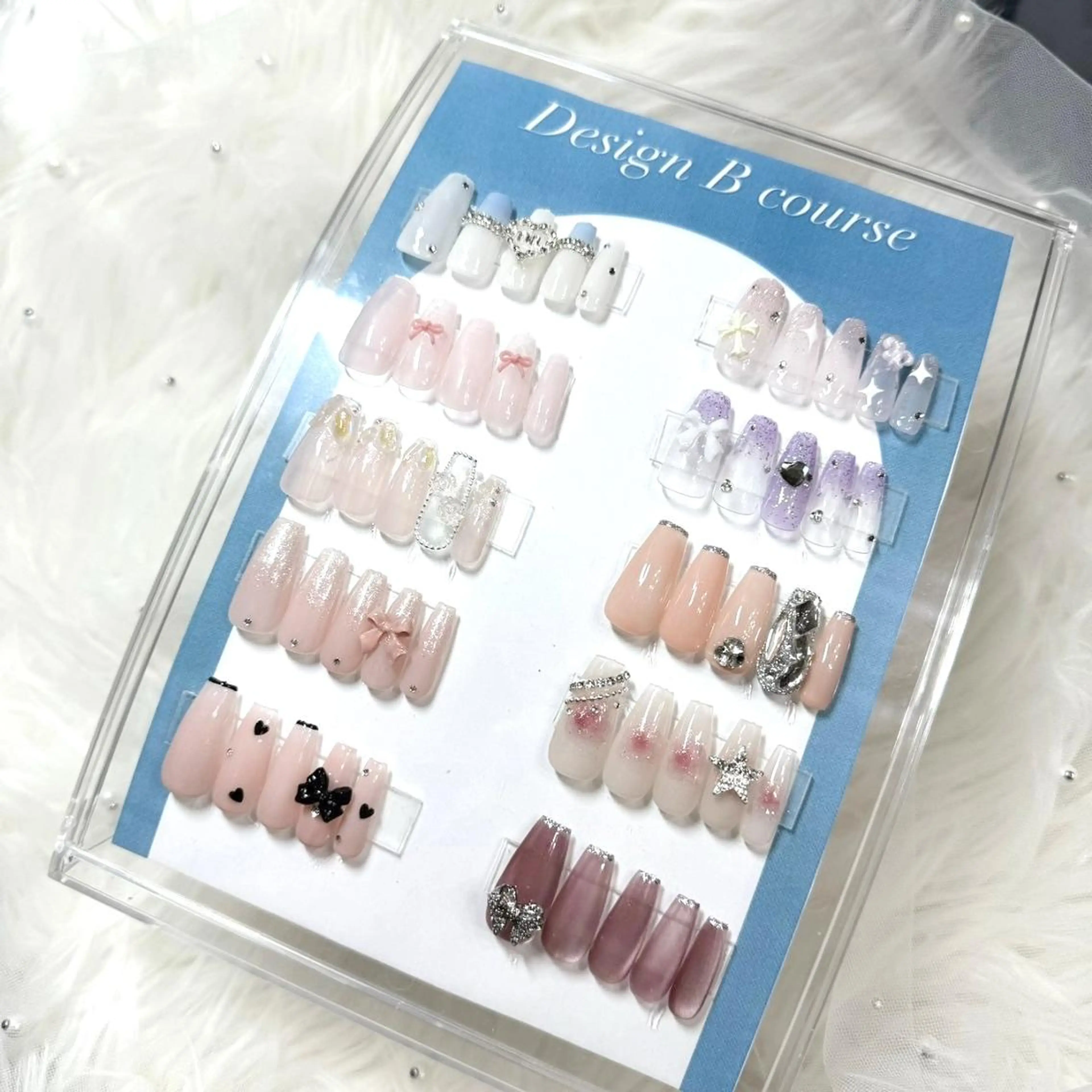 💜ハンドオフなし🤍定額Bネイル💜の写真