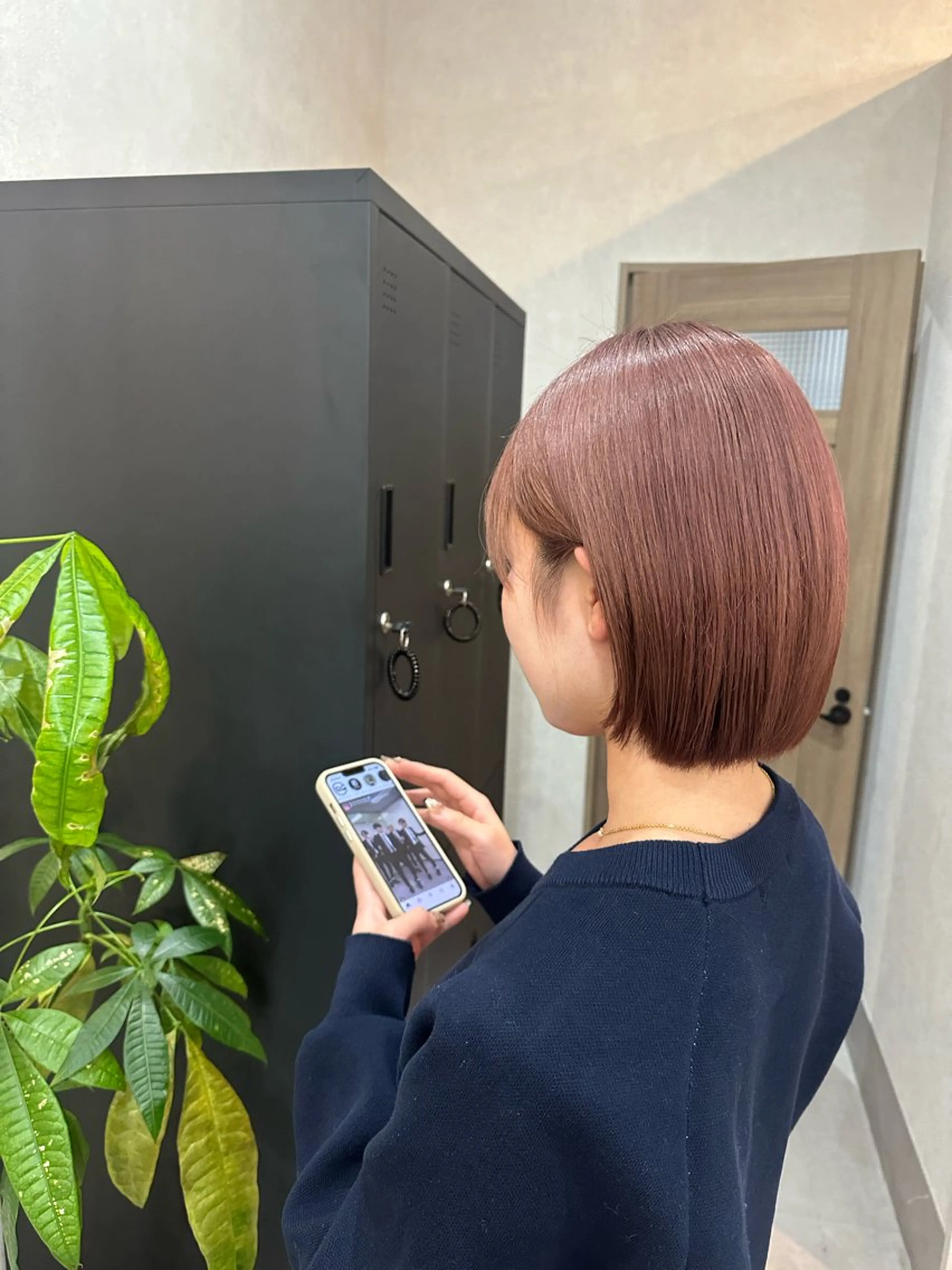 ミディアム カラー カット ヘアカラー stark 北川珠里のヘアスタイル