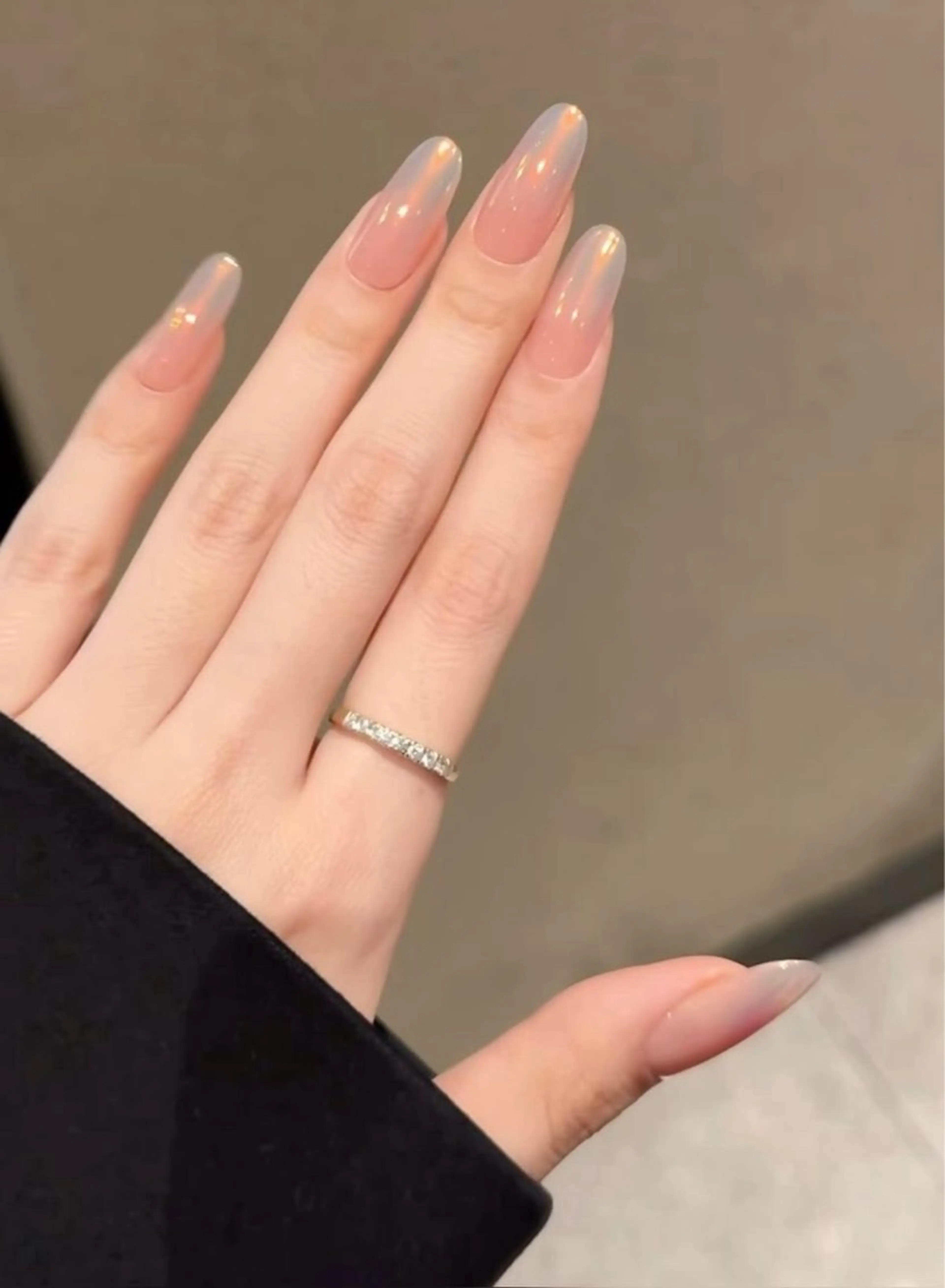 ネイル 韓国ネイル 持ち込み ニュアンスネイル ネイルチップ ハンドネイル EMI ANA.CHUOのネイルデザイン