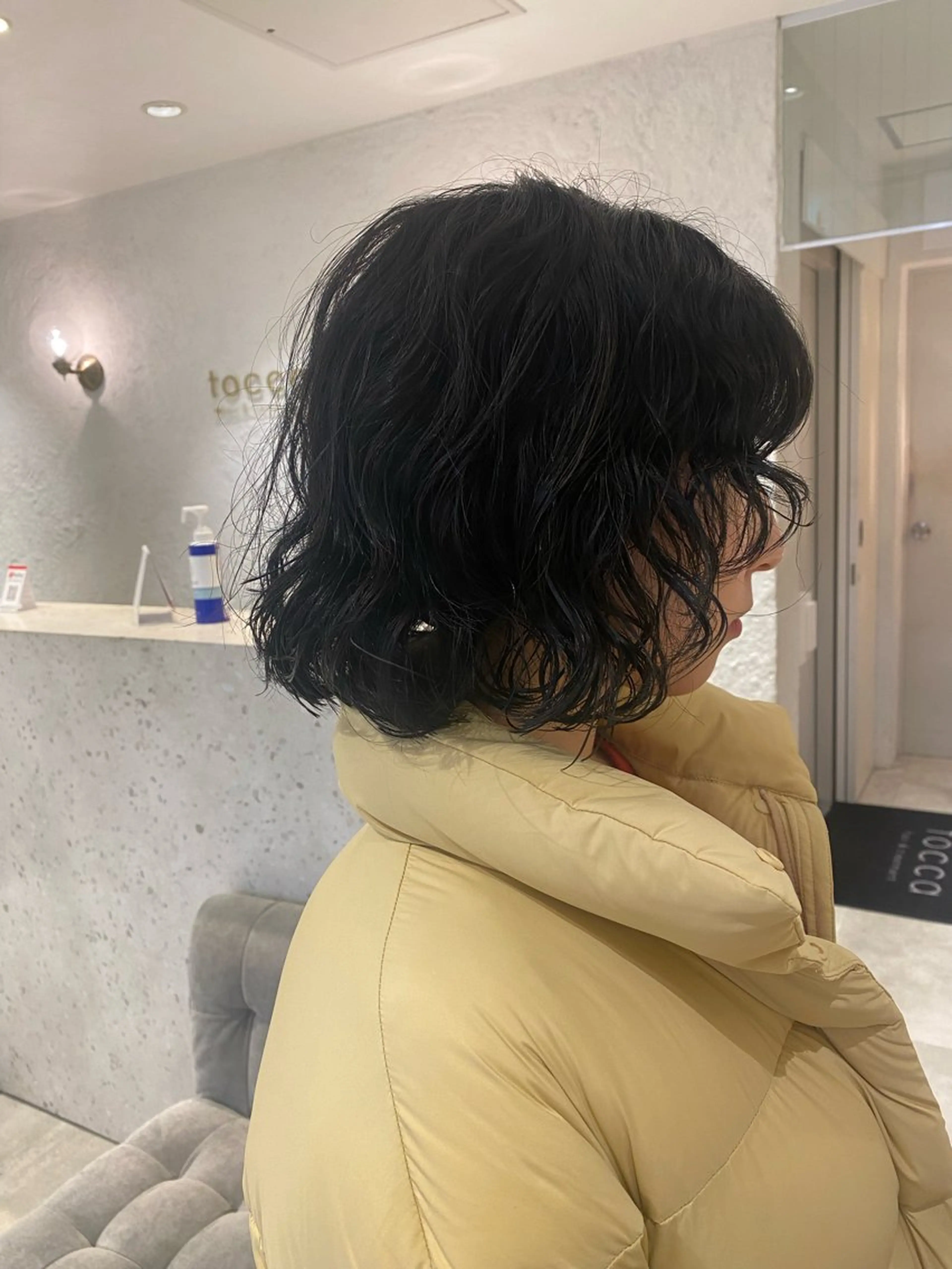 ミディアム ミディアムパーマ ボブ 💫扱いやすい ／レイヤー/小林陸のヘアスタイル