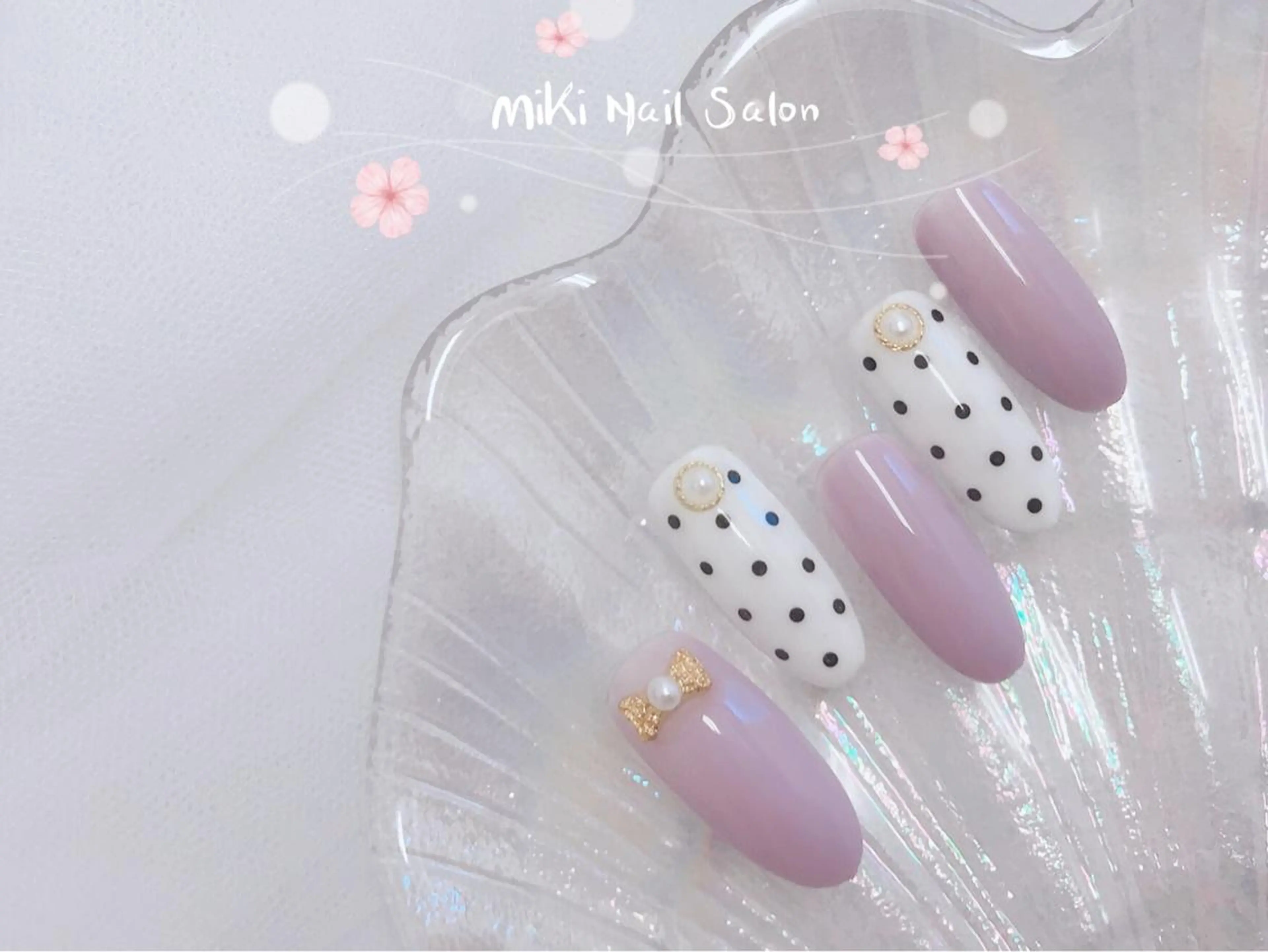 ネイル MiKi Nai池袋 長さだし得意のネイルデザイン