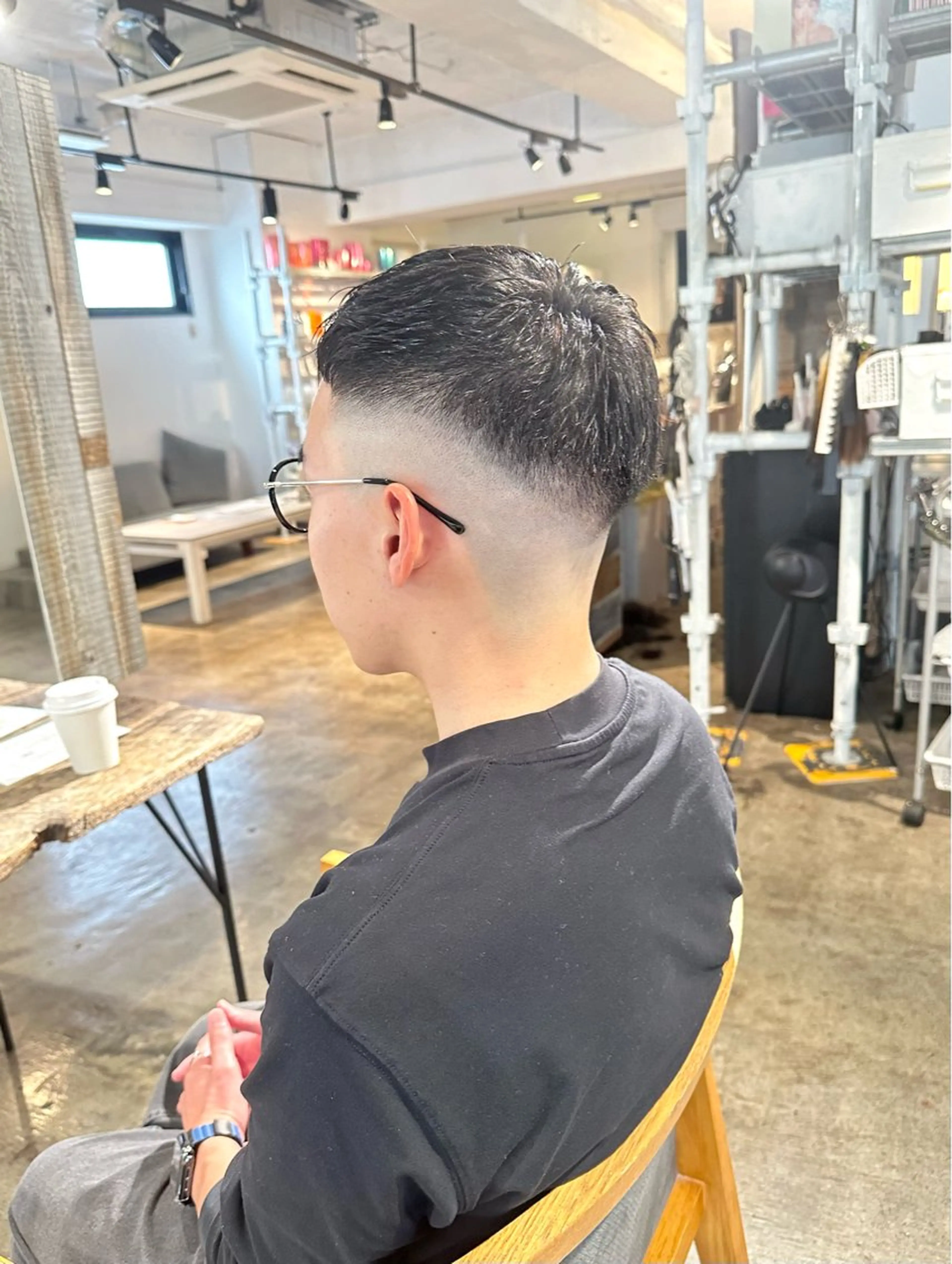 メンズ フェードカット メンズパーマ スキンフェード カット 骨格補正施術/メンズ 専門美容師/YUYAのヘアスタイル