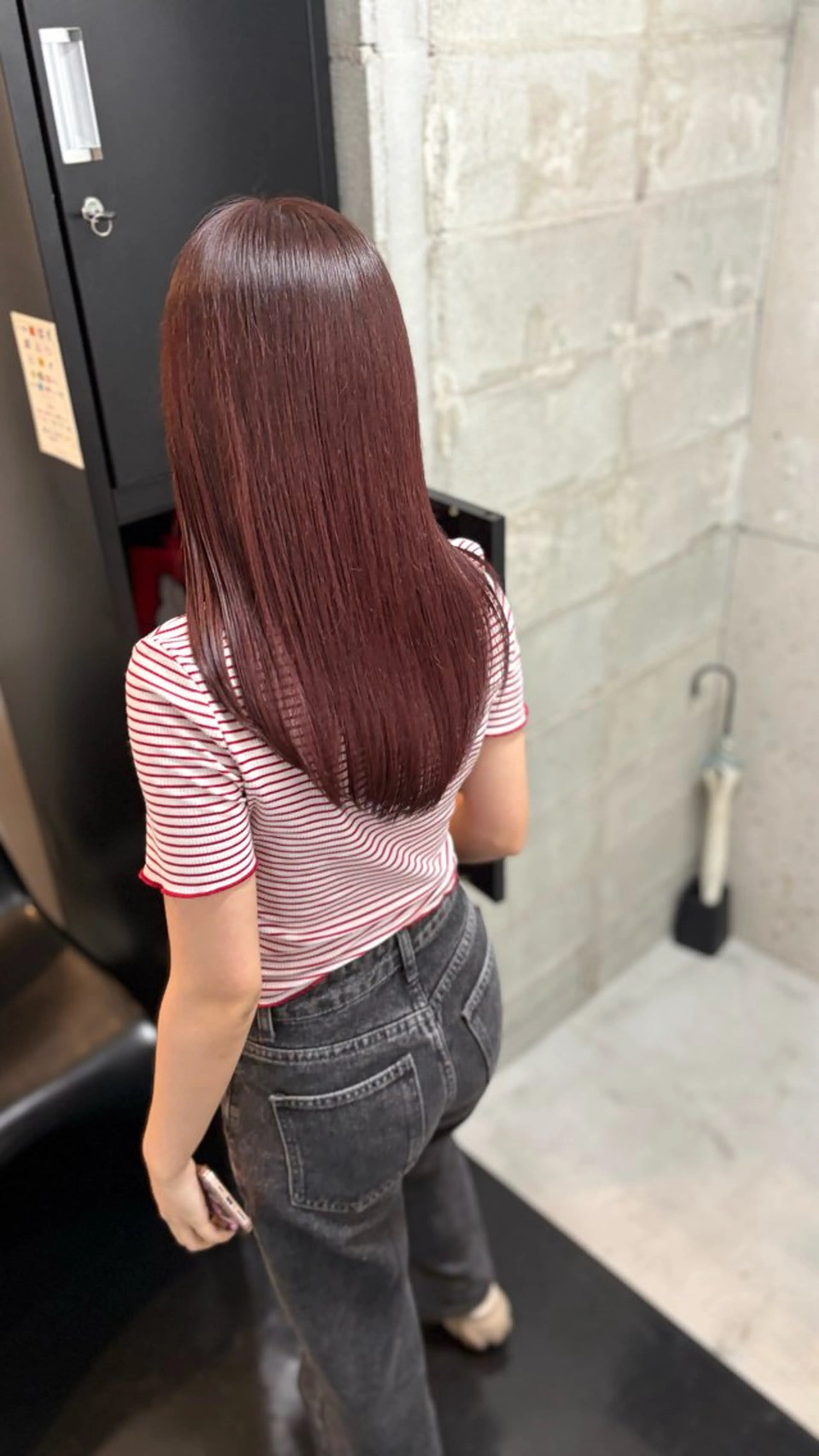 ロング ピンクブラウン 薬院/駅近/ カラーモデル/募集中のヘアスタイル