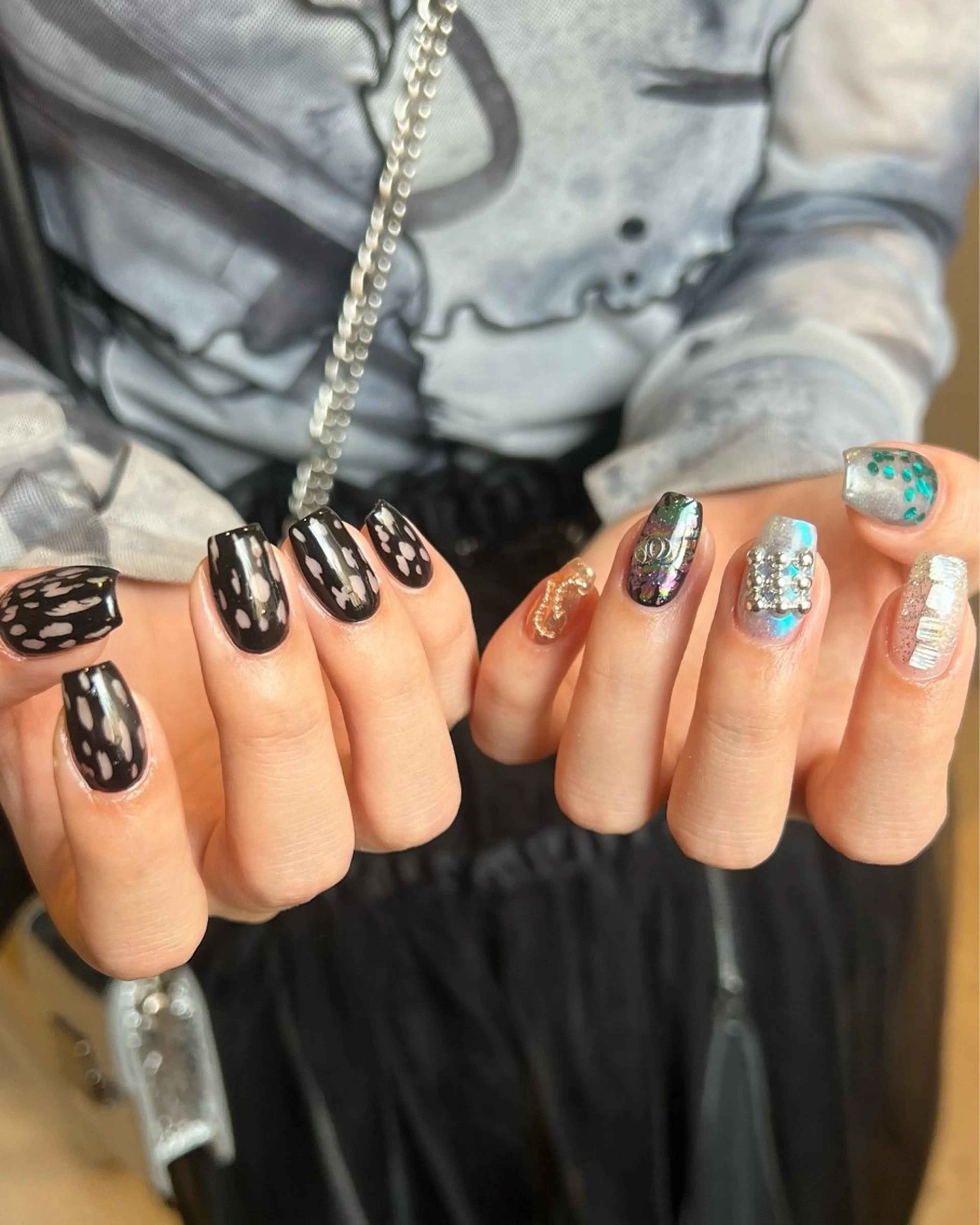 5本アートの写真