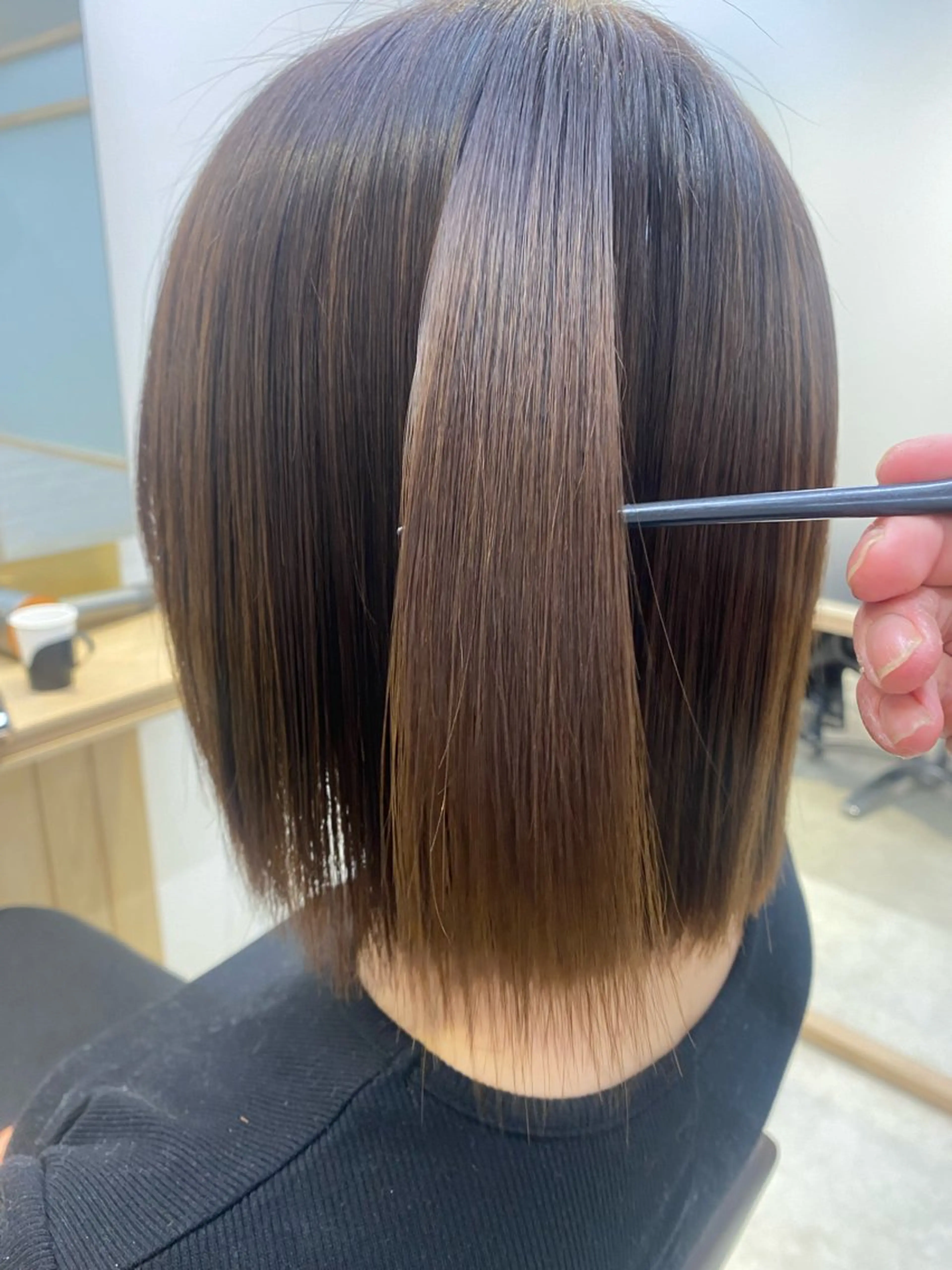 ショート 縮毛矯正 トリートメント カット 縮毛矯正 トリートメント 💫扱いやすい ／レイヤー/小林陸のヘアスタイル