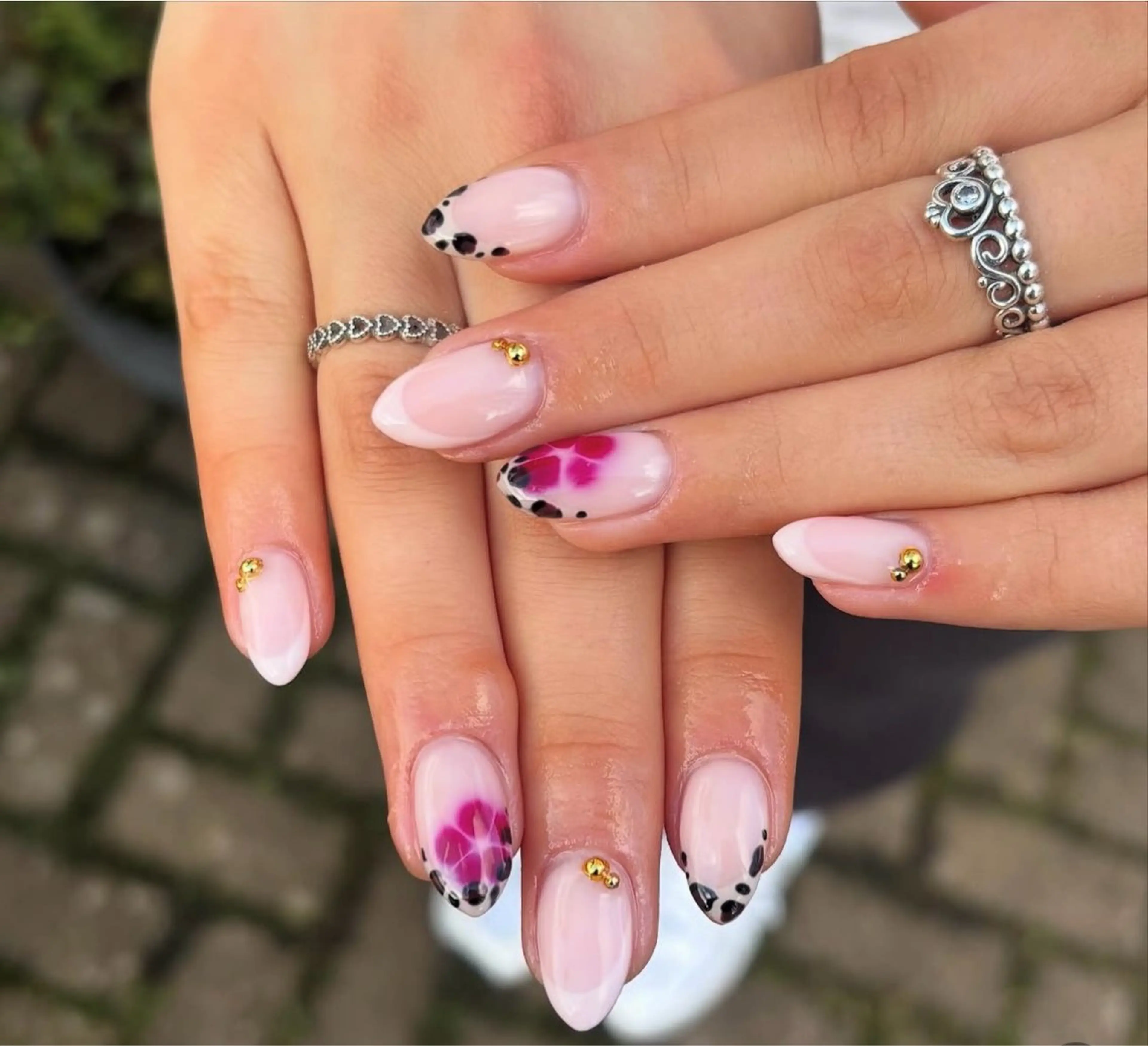 ネイル 韓国ネイル 持ち込み ニュアンスネイル ネイルチップ ハンドネイル TABI ANA.CHUOのネイルデザイン