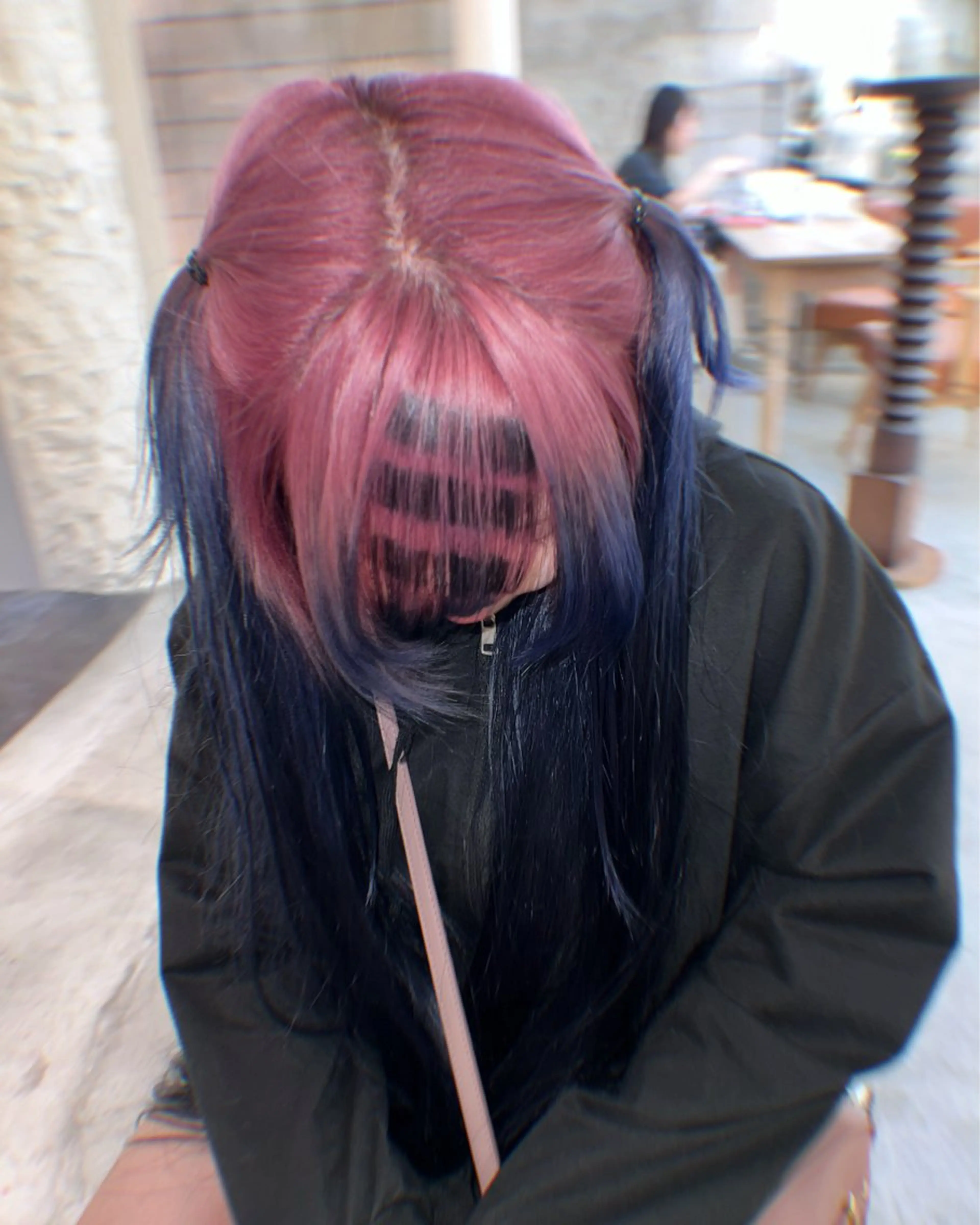 ロング カラー カット ヘアカラー haco＋所属・圧倒的デザイン力 店長🎨RENAのヘアスタイル