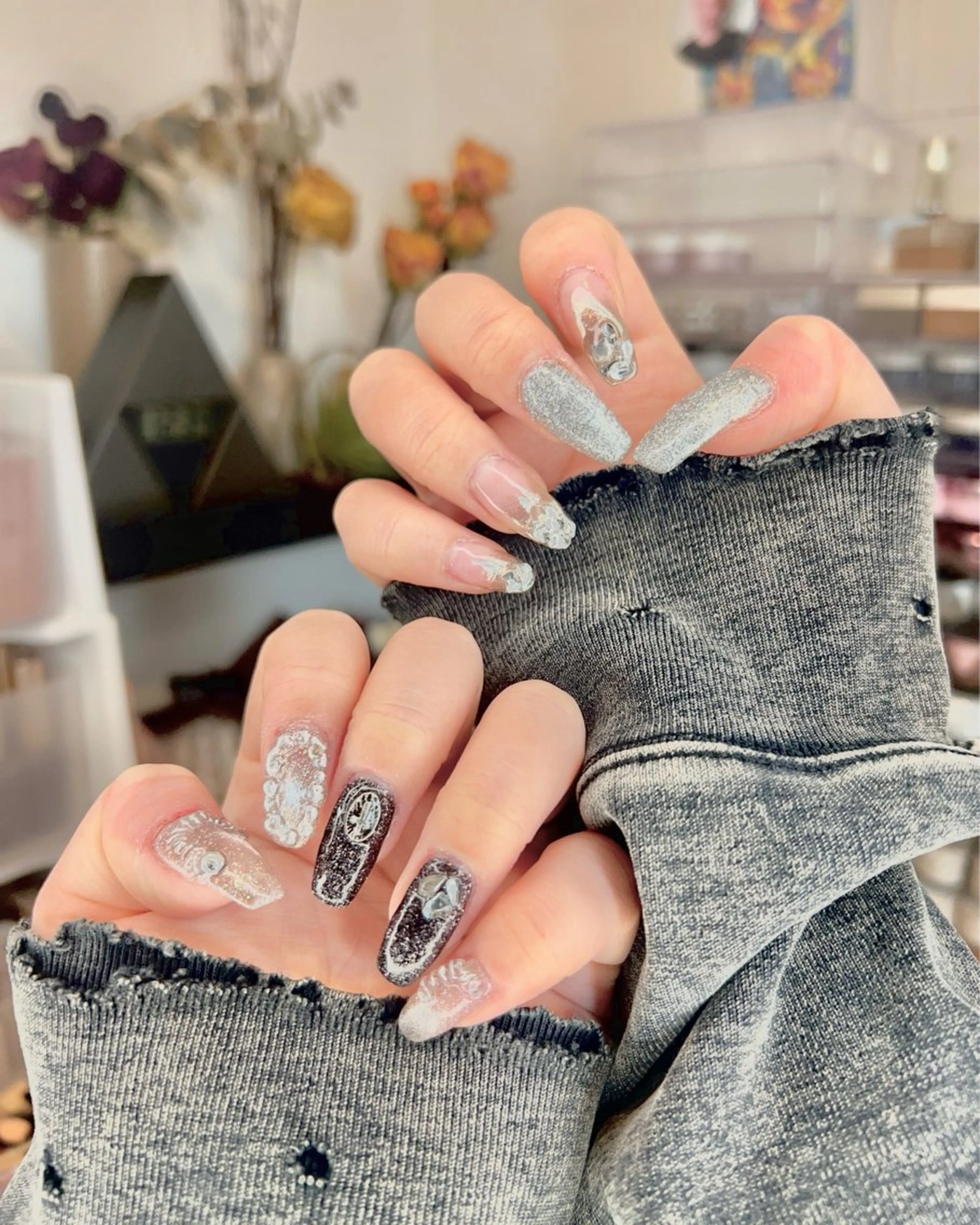 💎パーツ付け放題✨️オフなしフルオーダーネイル💅の写真
