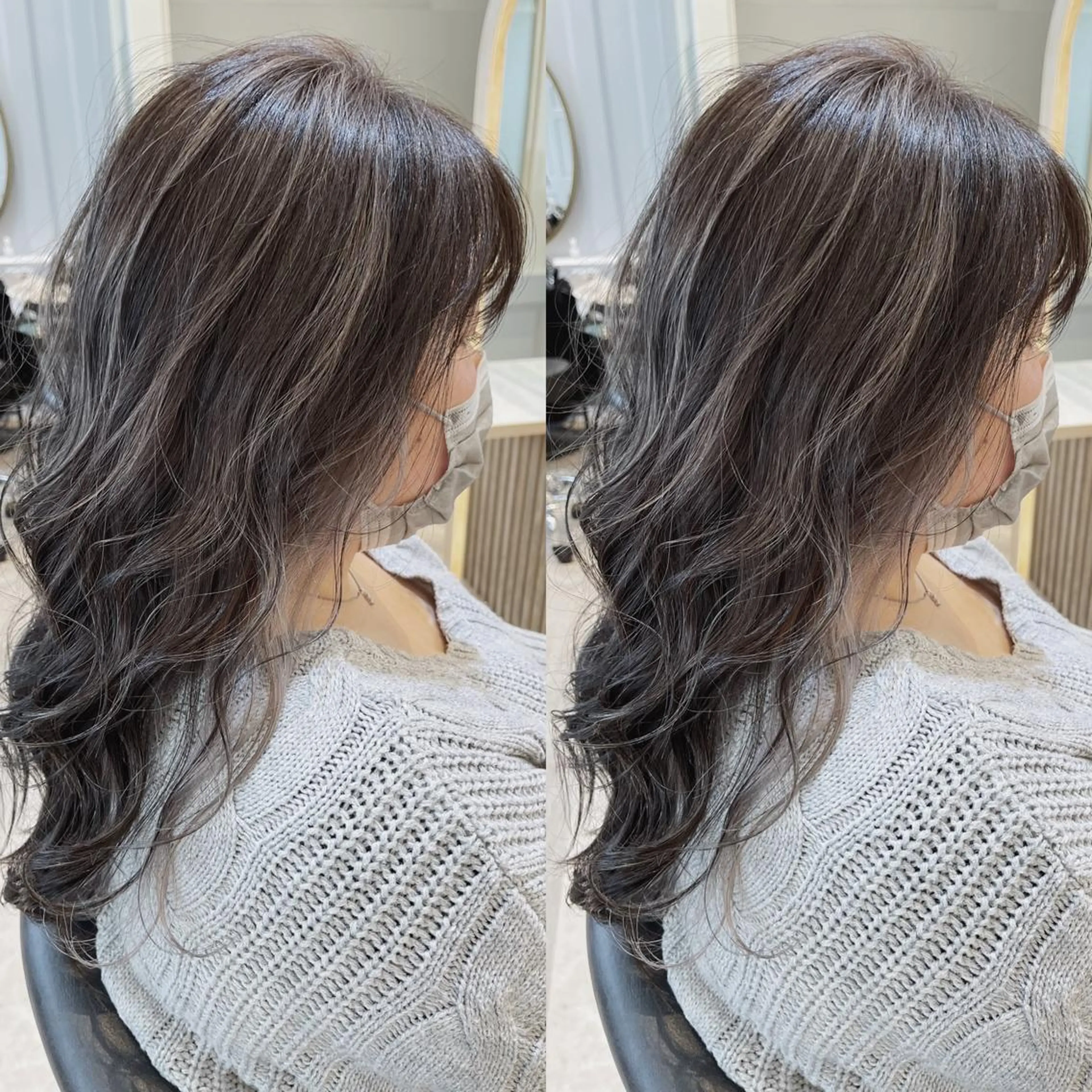 ロング カラー ハイライトカラー 3Dハイライト ハイライト youres  hair所属・佐々木 裕一のヘアスタイル